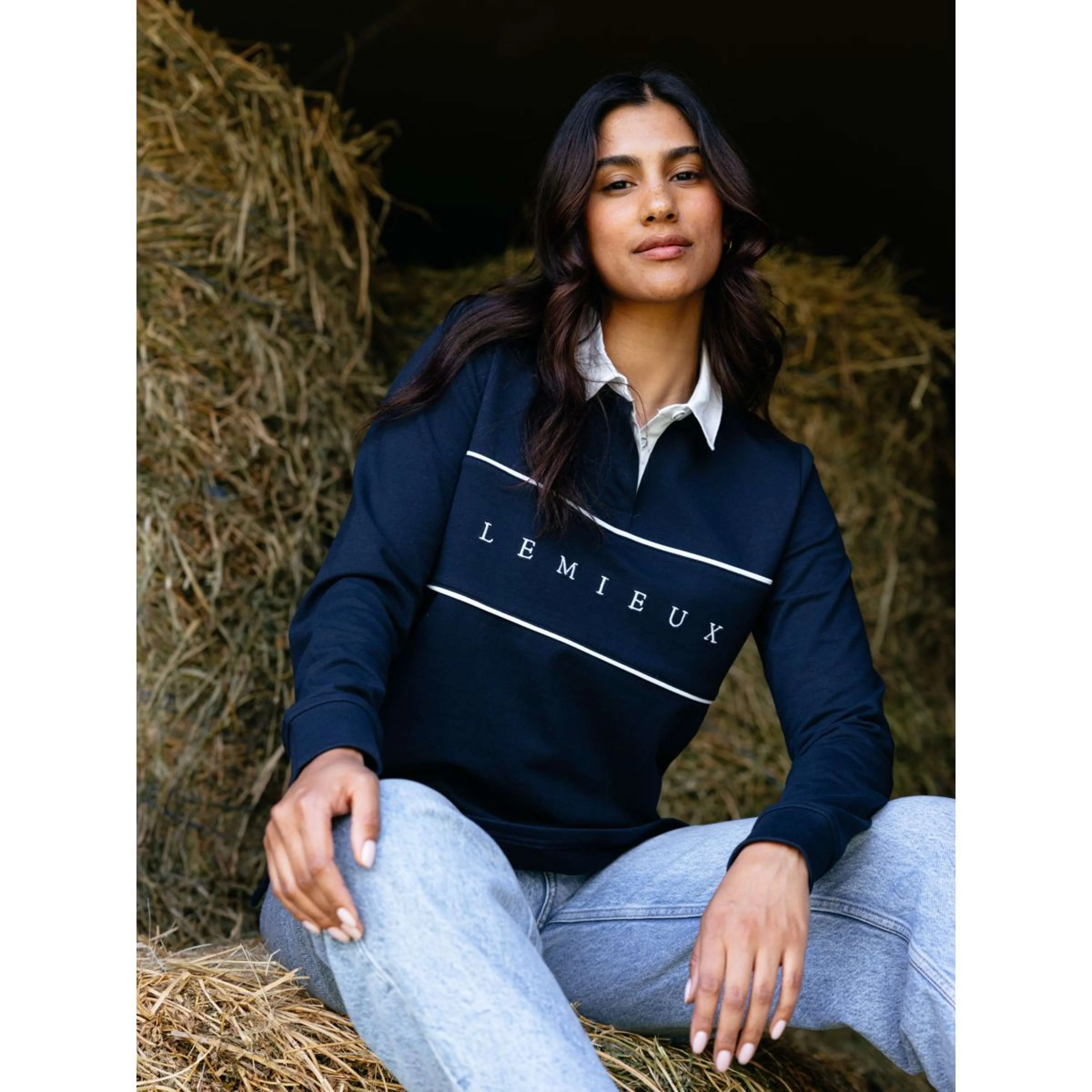 LeMieux Polo de Rugby Rochelle Marin - Image 5