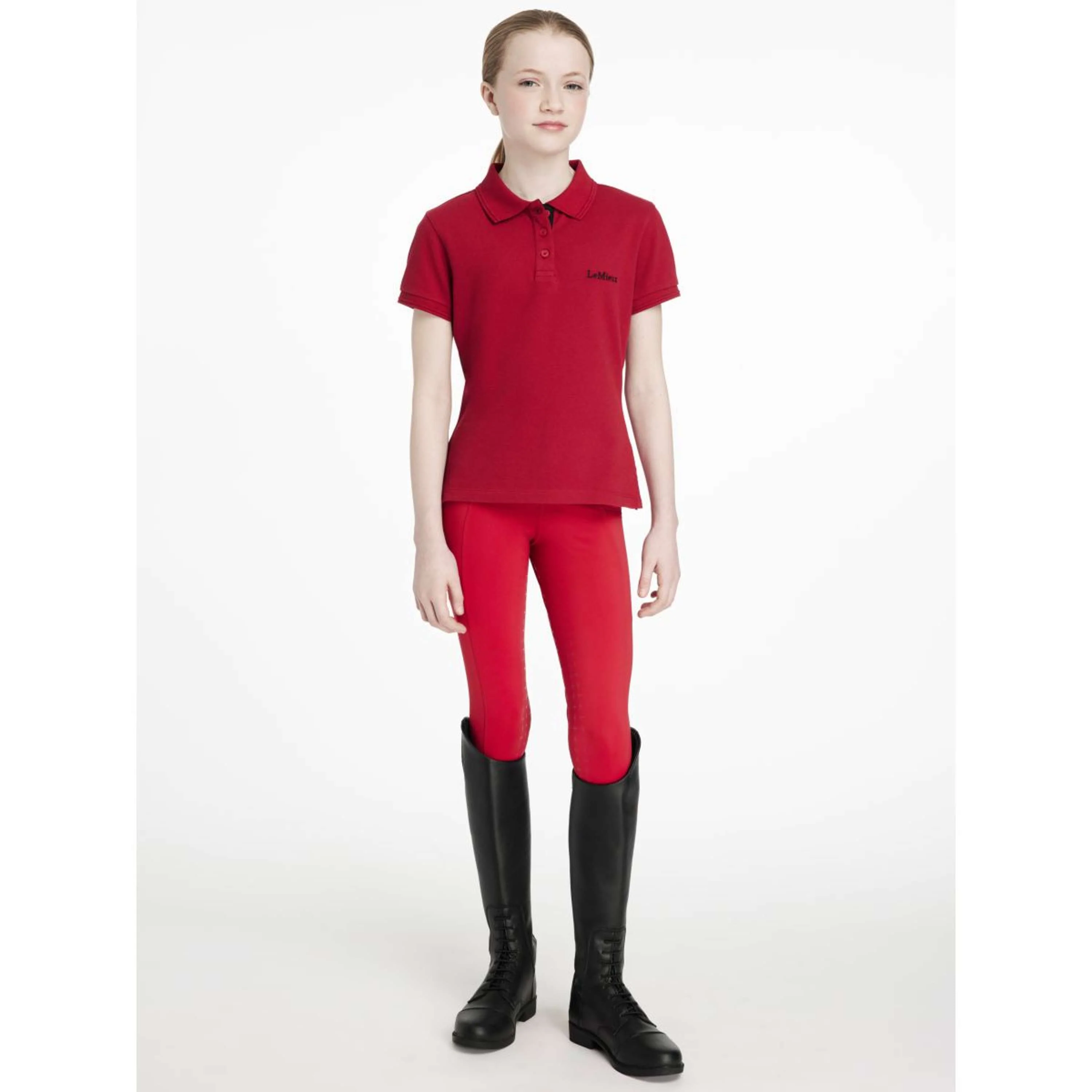 LeMieux Polo Young Rider Classique Chilli - Image 4