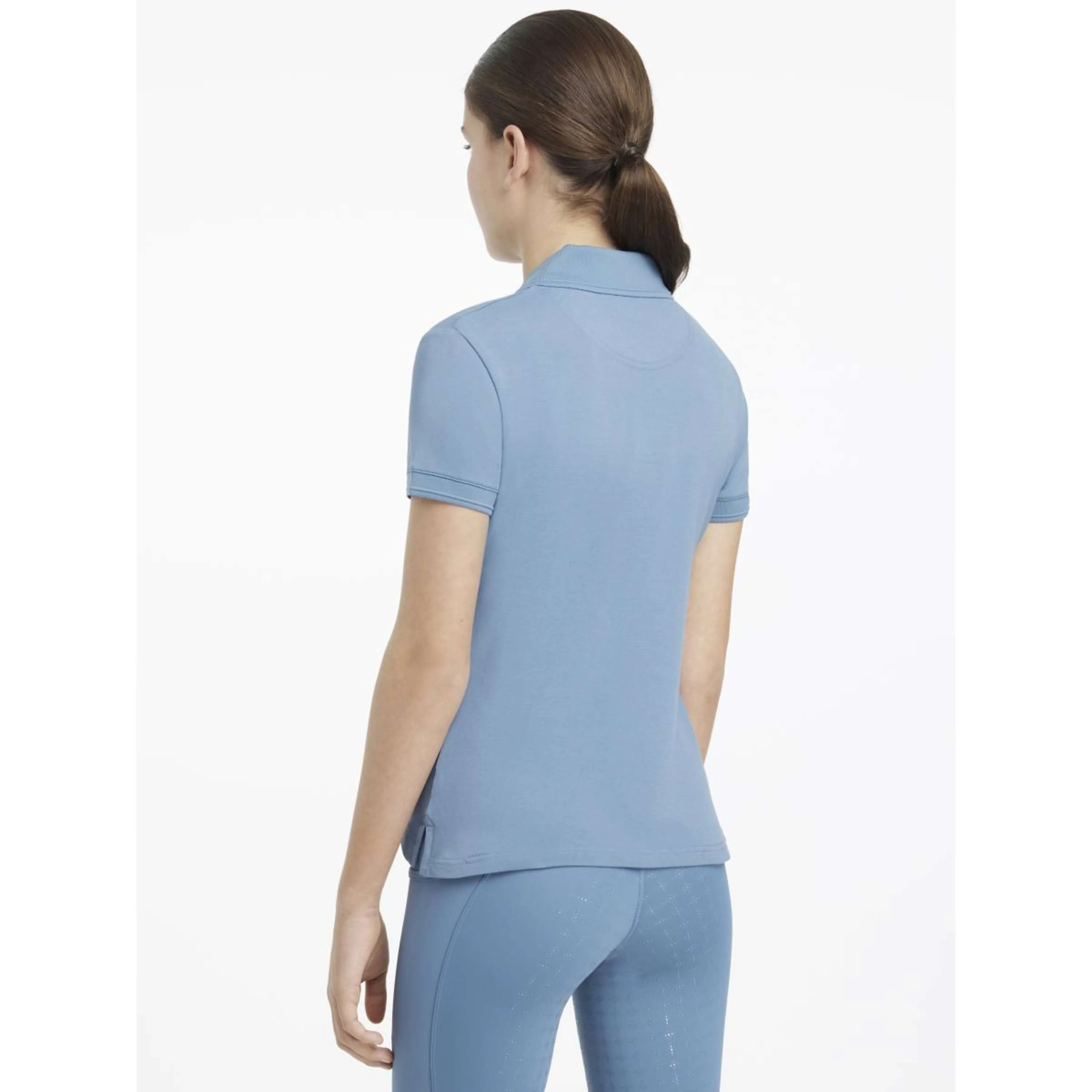 LeMieux Polo Young Rider Classique Ice Blue - Image 2