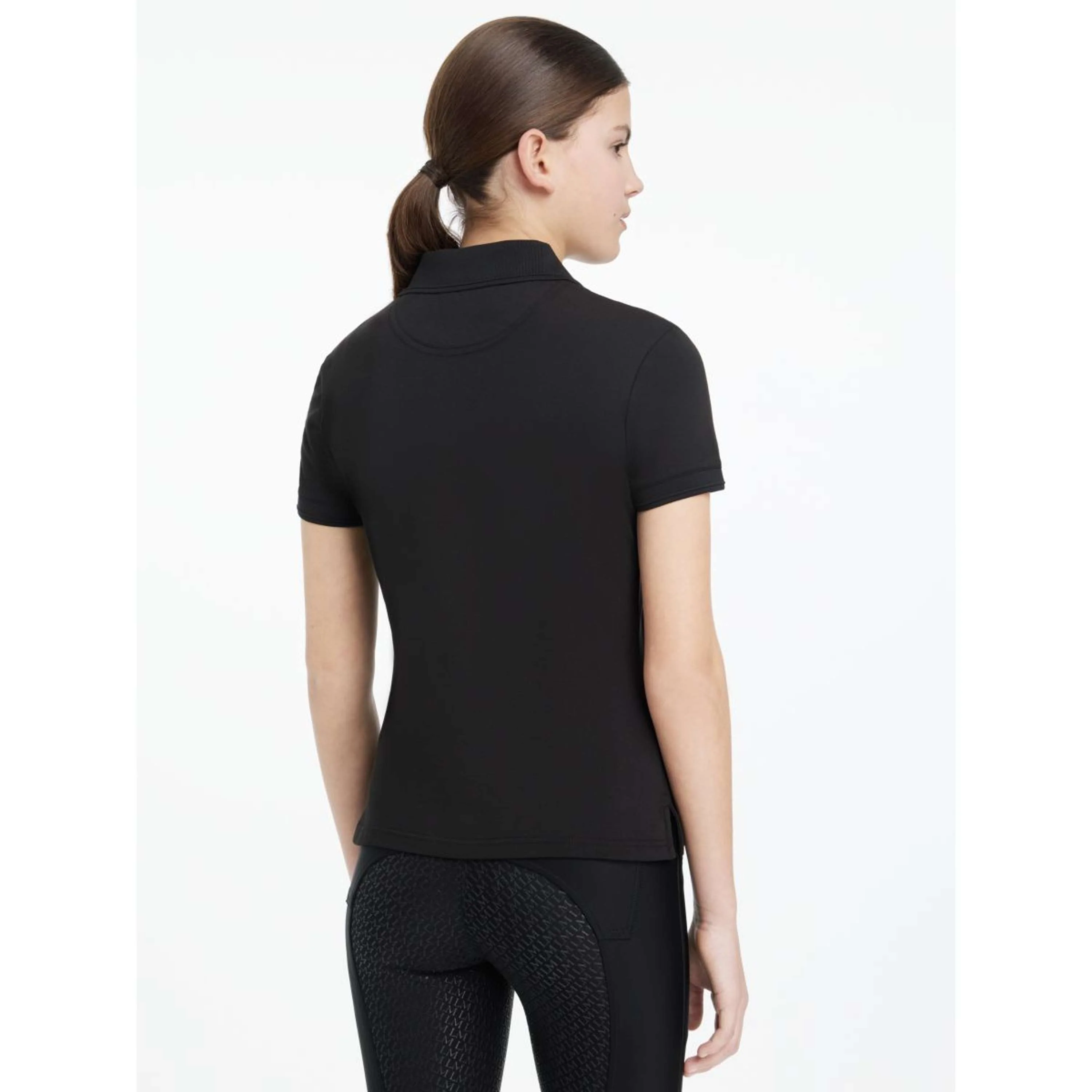 LeMieux Polo Young Rider Classique Noir - Image 3