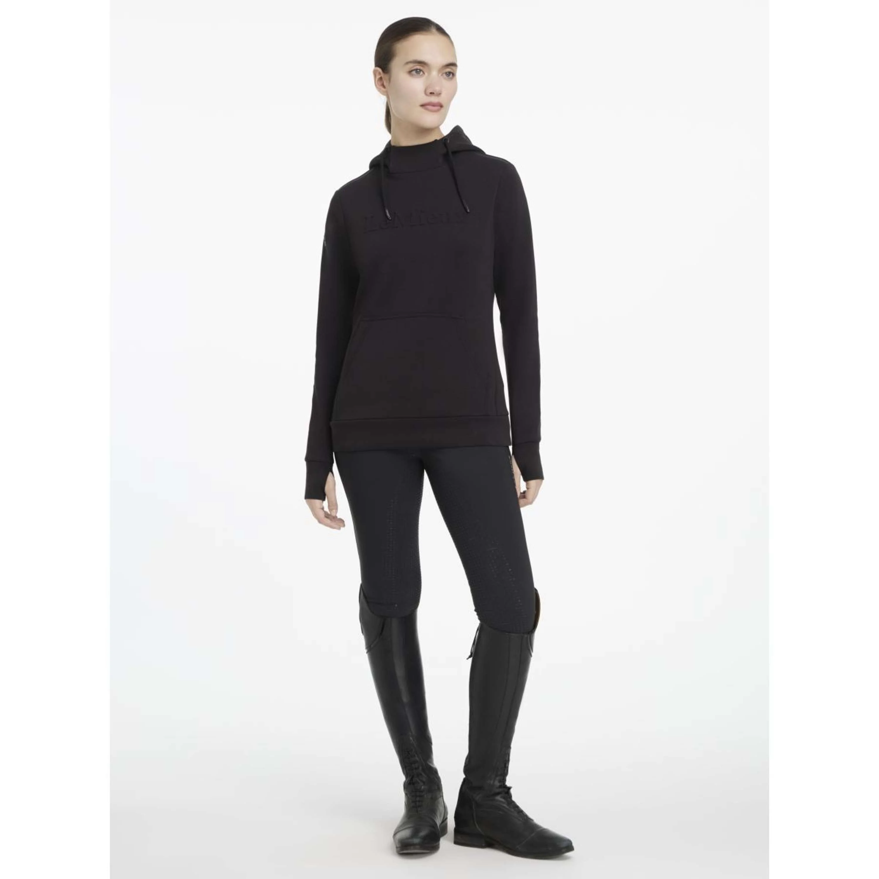 LeMieux Pull col Hoodie Classique Noir - Image 5