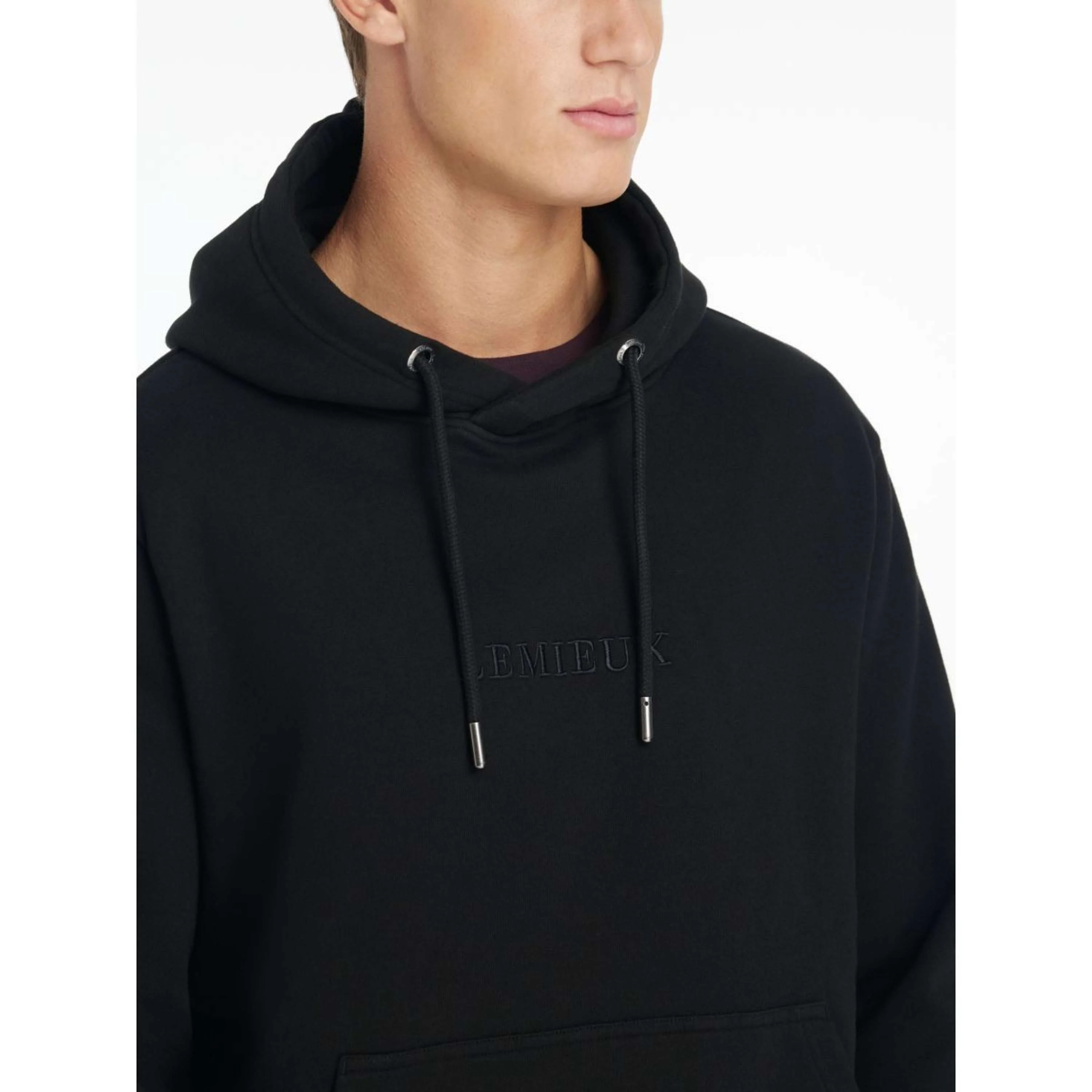 LeMieux Pull col Hoodie Hommes Noir - Image 3