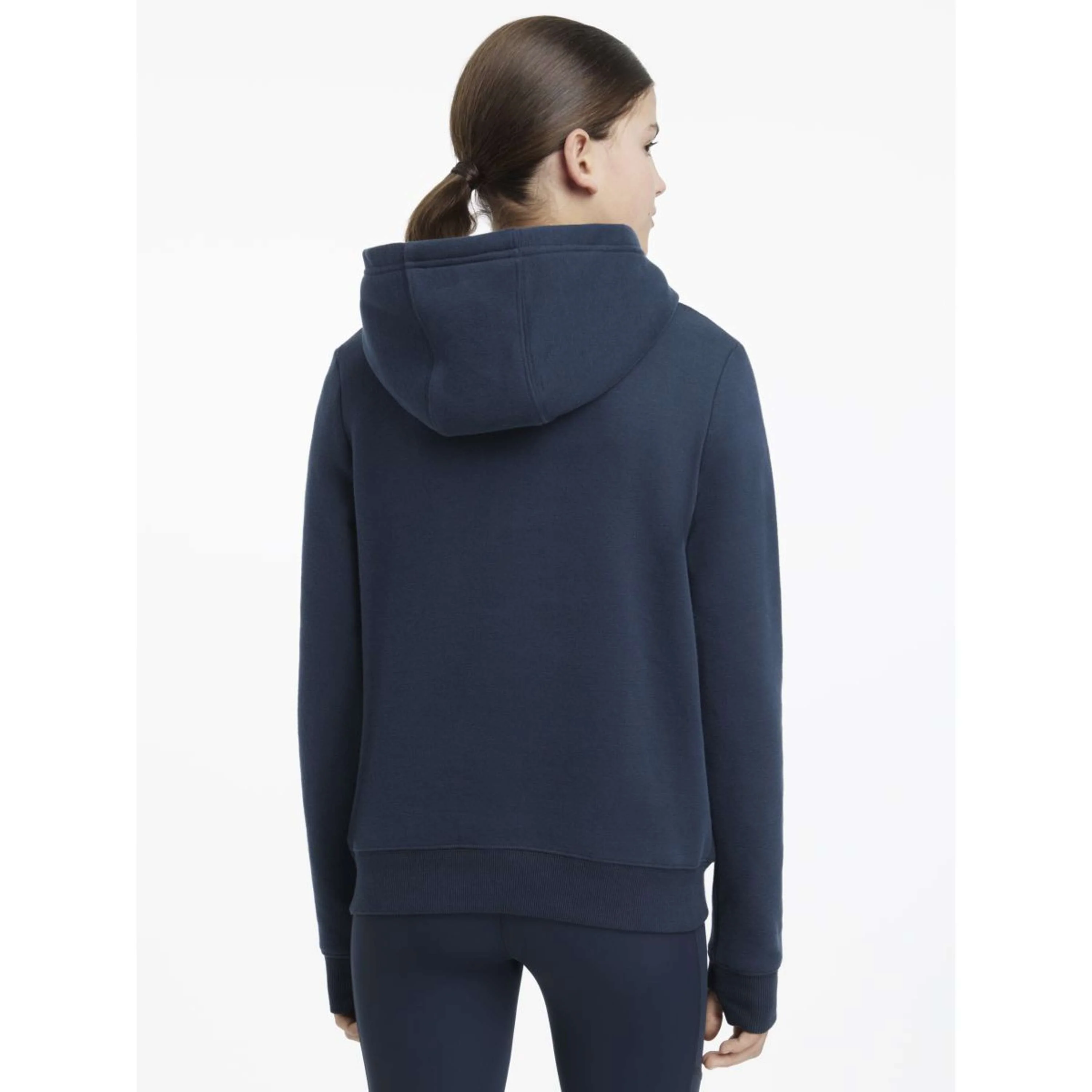 LeMieux Pull col Hoodie Young Rider Classique Marin - Image 3