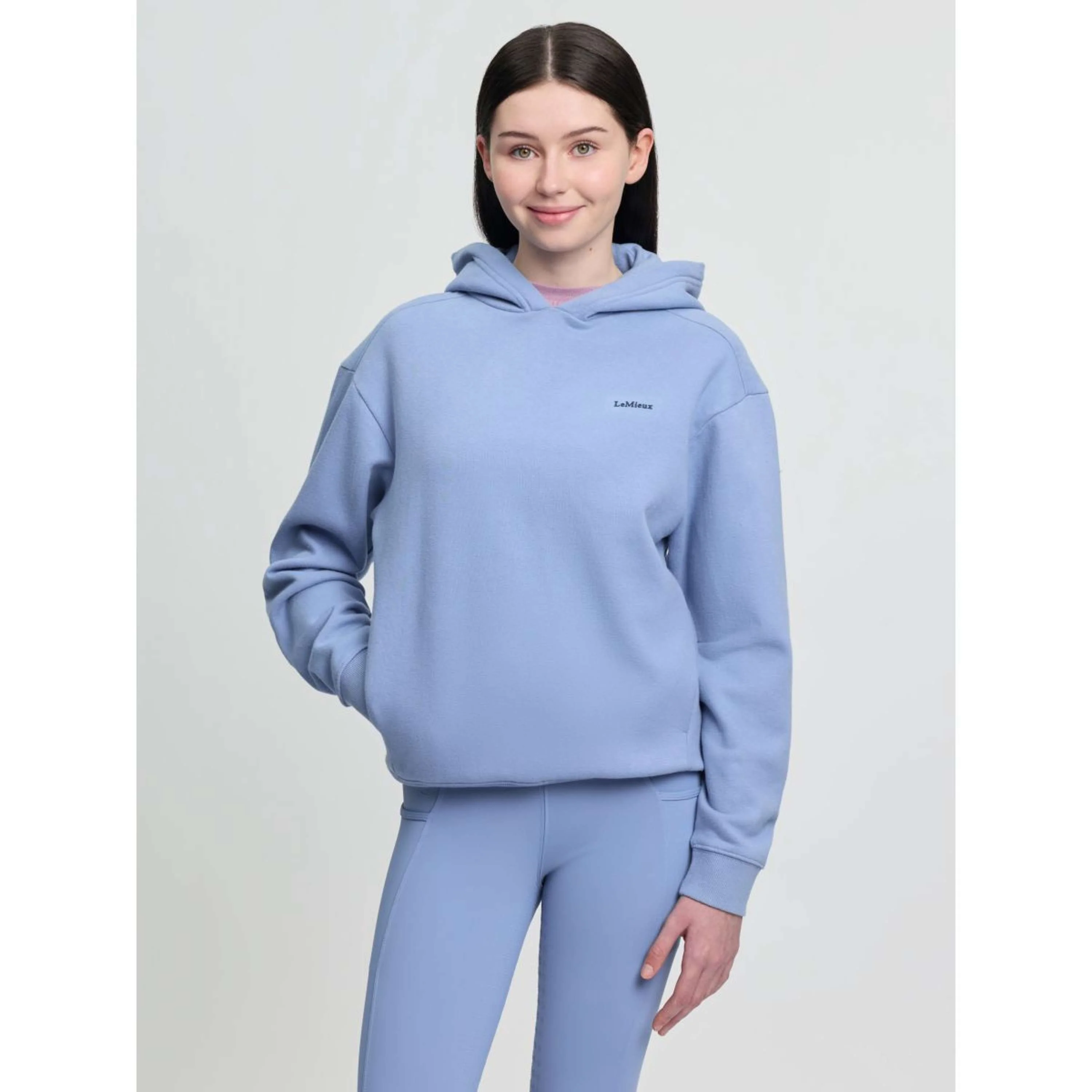 LeMieux Pull col Hoodie Young Rider Sia Powder Blue - Image 3