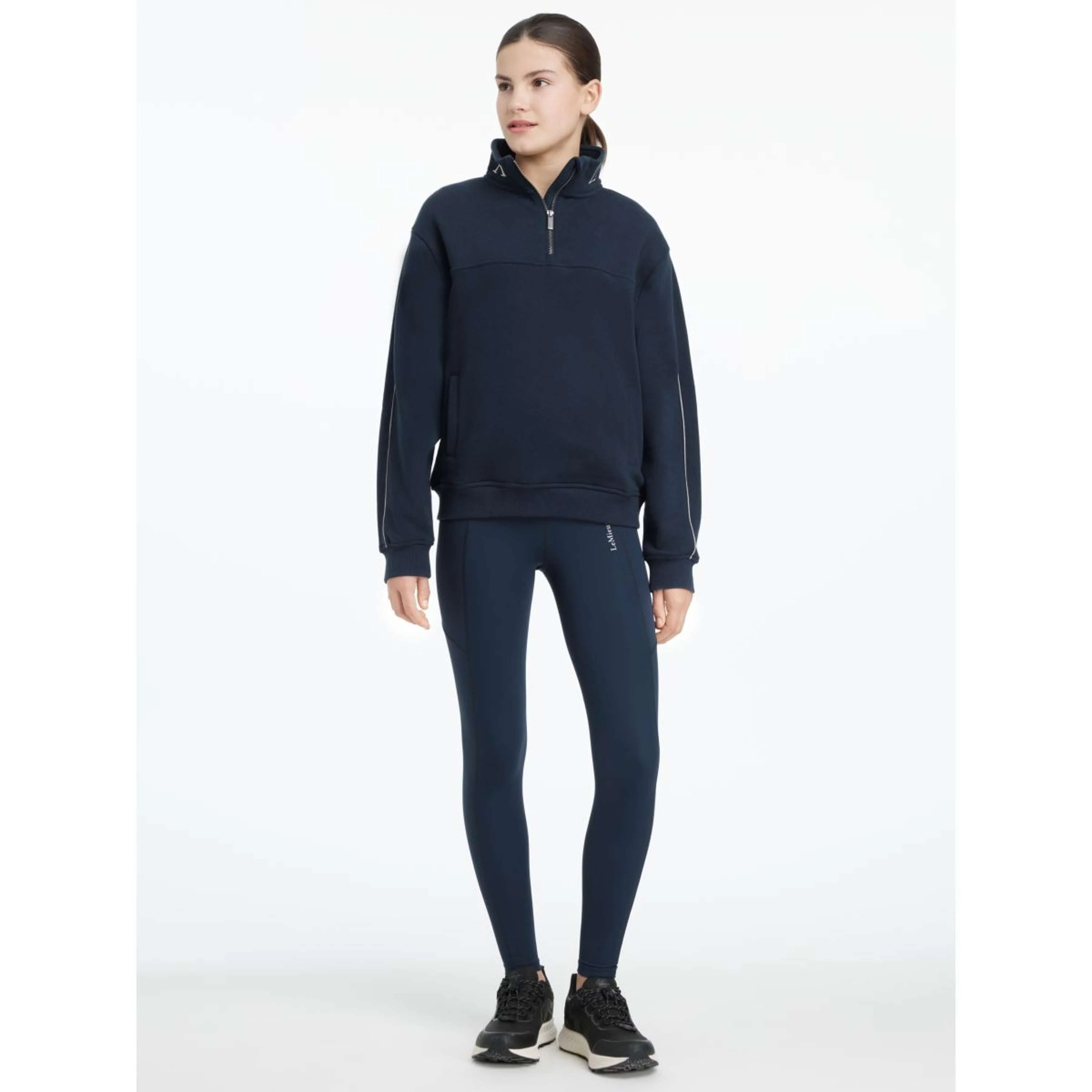 LeMieux Pull Young Rider Kate Quarter Zip Marin - Image 2