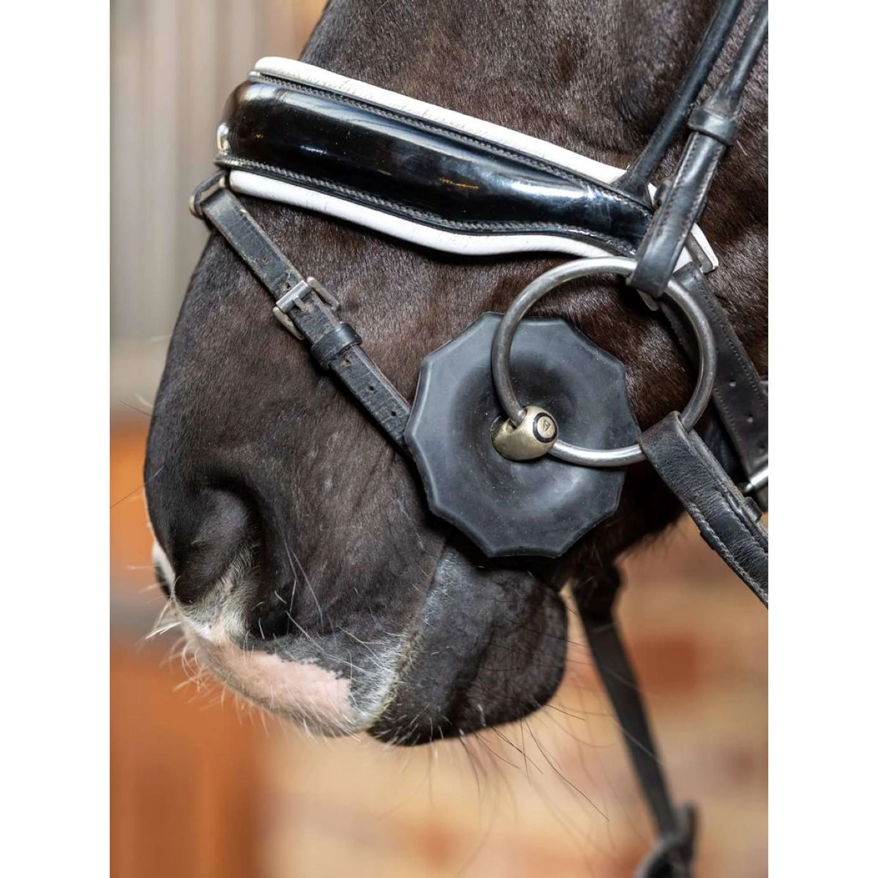 LeMieux Rondelles de Mors Rubber Noir - Image 2