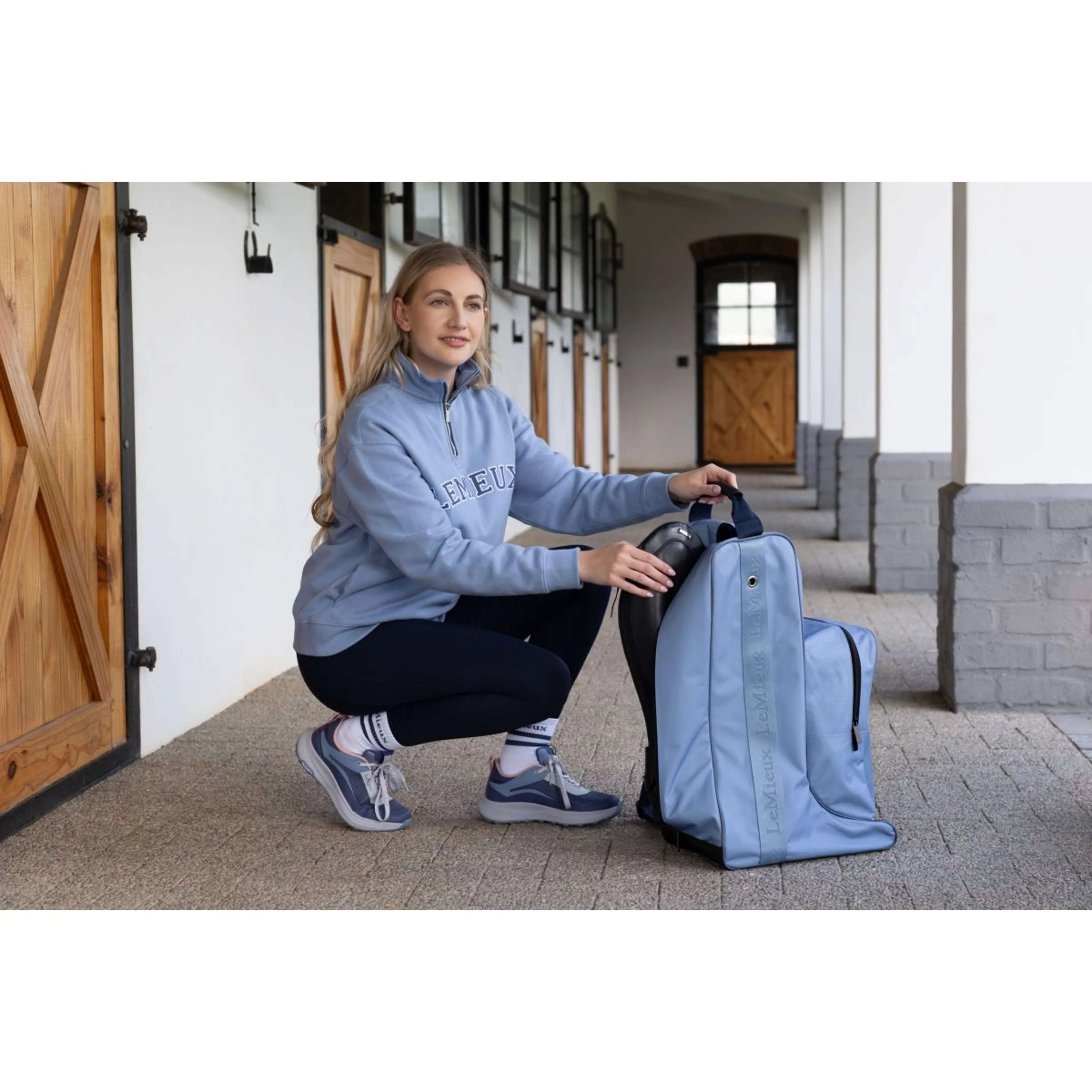 LeMieux Sac de Bombe/Bottes Powder Blue - Image 3
