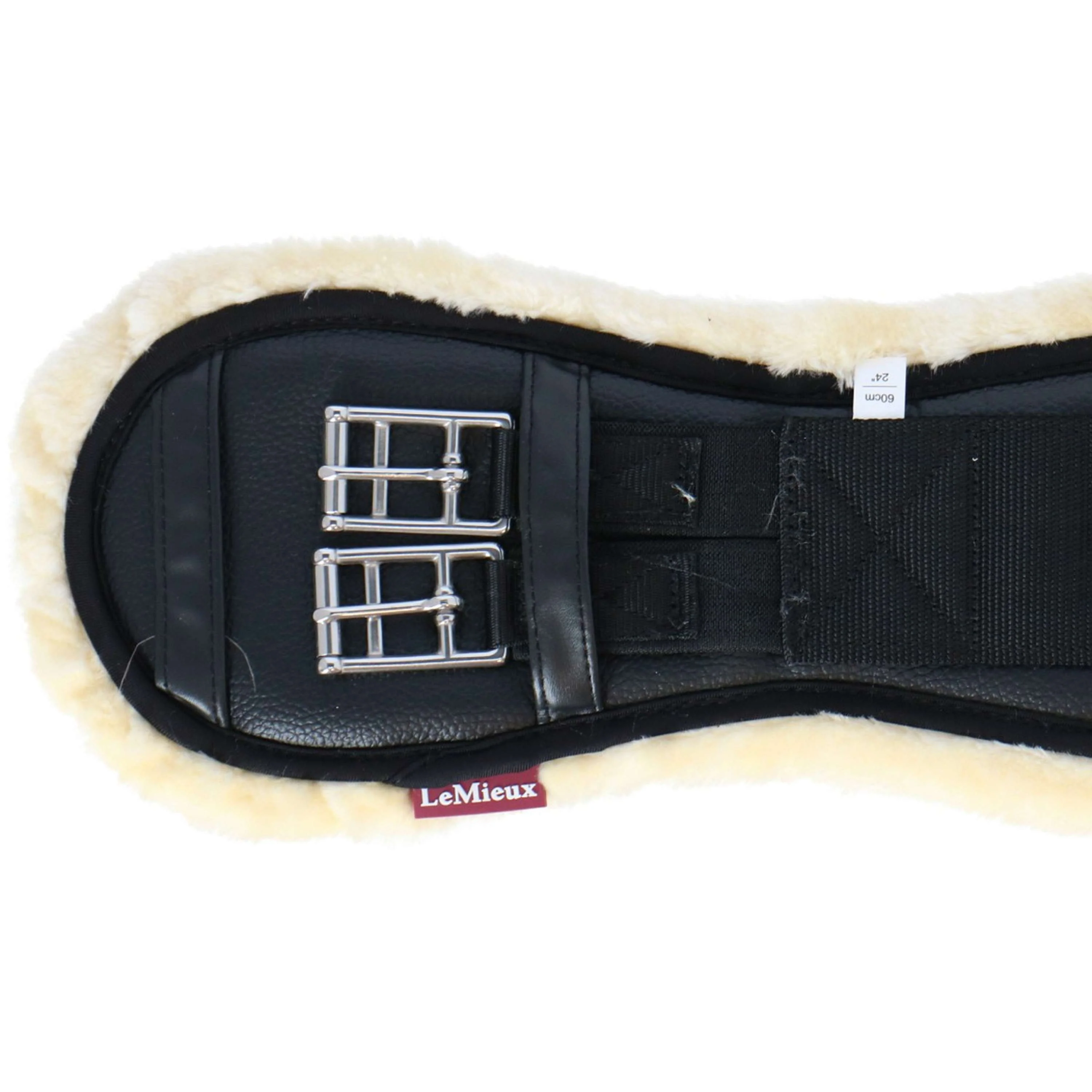 LeMieux Sangle de Dressage ProLambs Noir/Naturel - Image 3