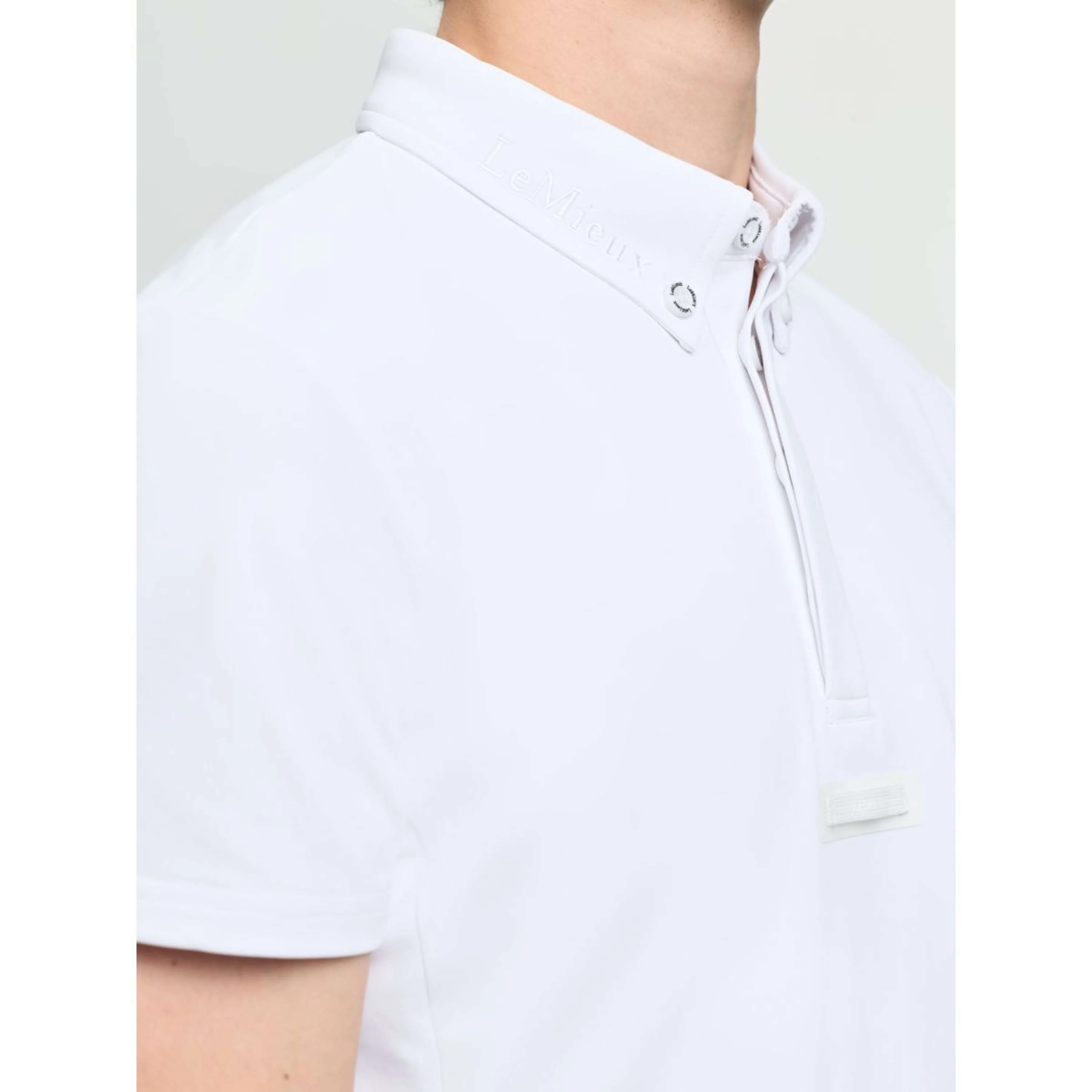 LeMieux T-shirt de Concours Competition Hommes Blanc - Image 6