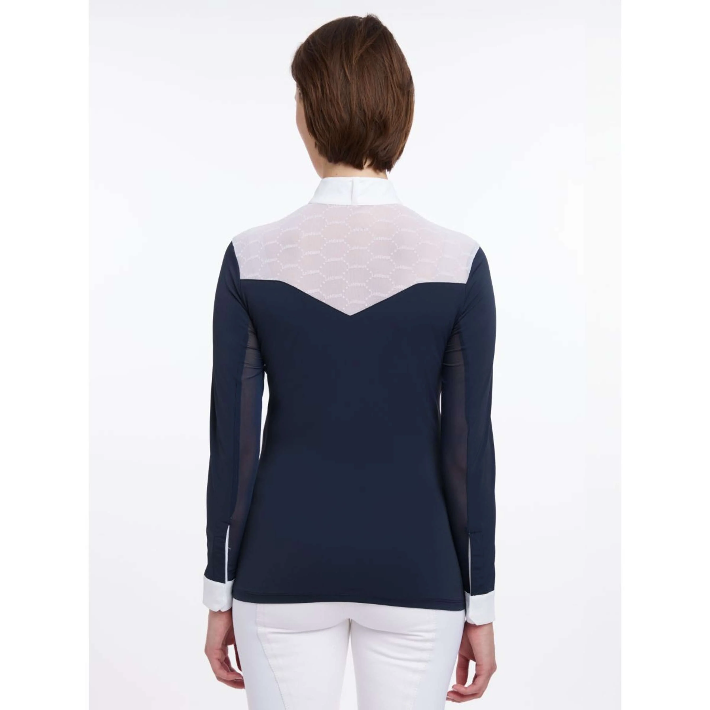 LeMieux T-shirt de Concours Emily Longues Manches SS25 Marin - Image 3