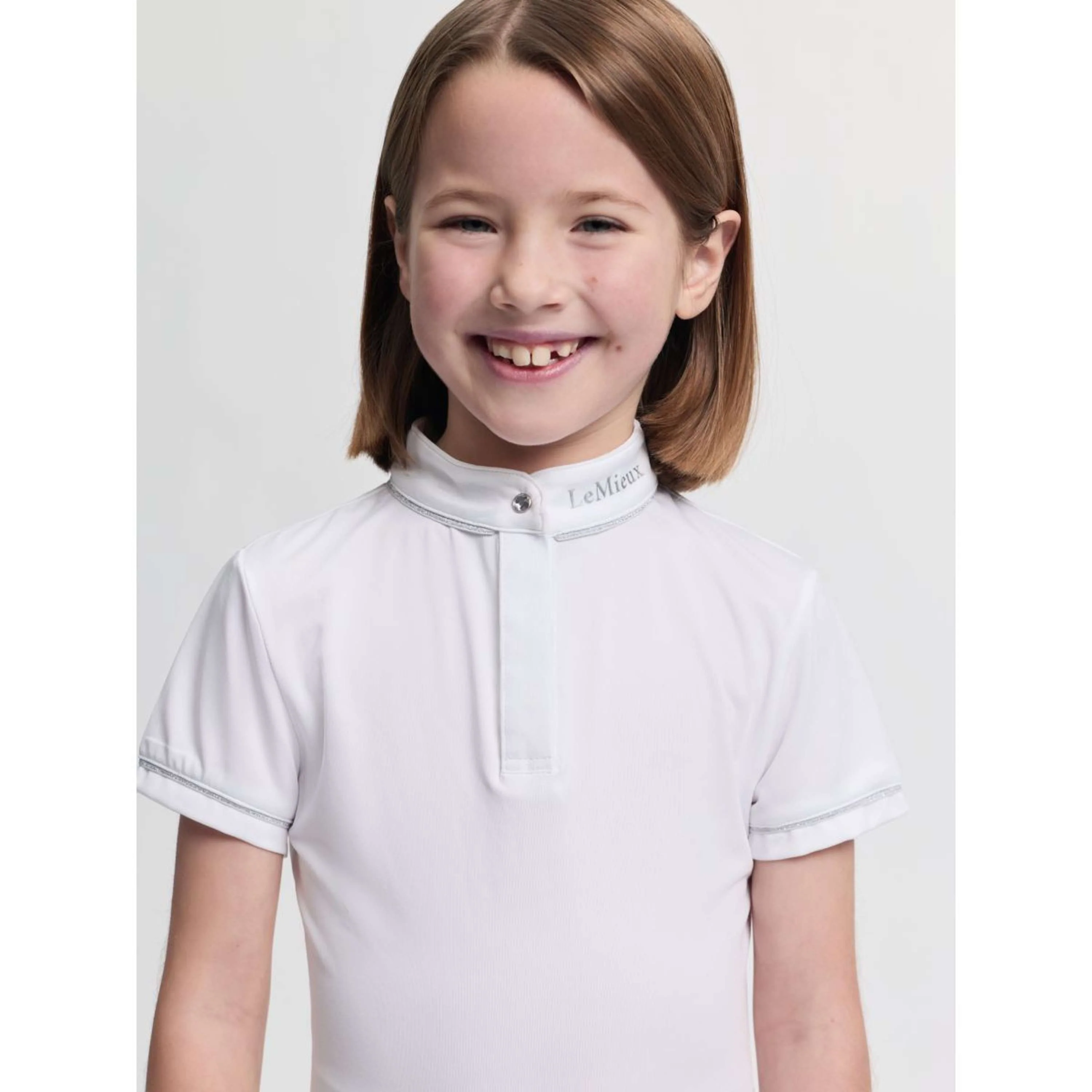 LeMieux T-shirt de Concours Mini Bella Blanc - Image 2