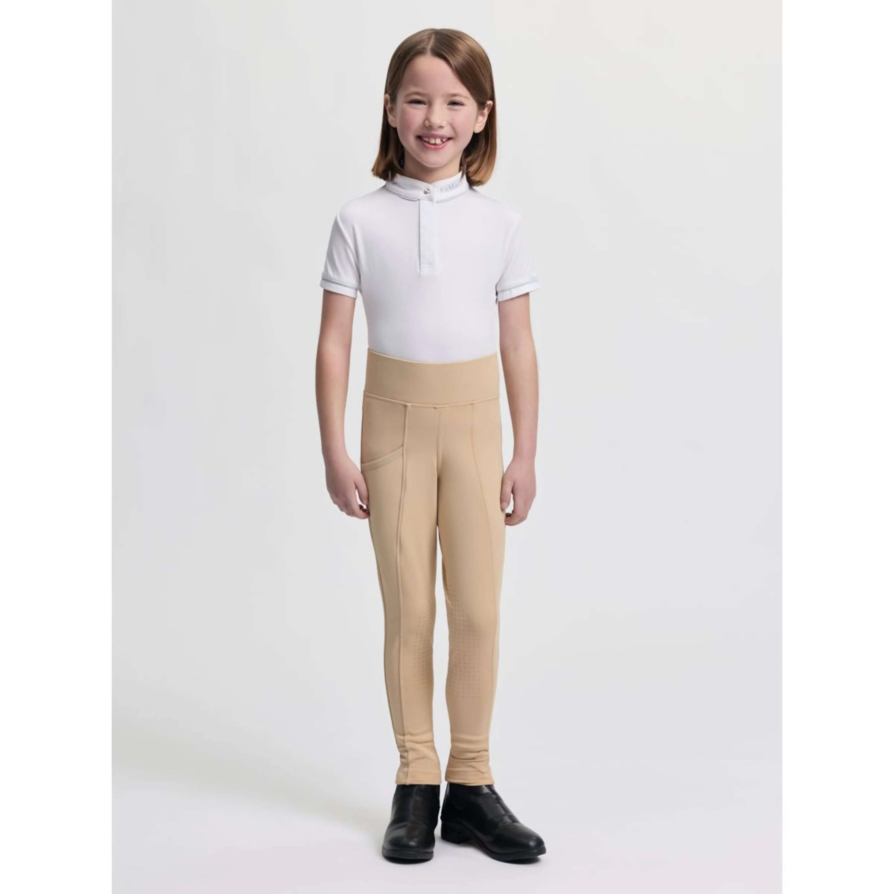 LeMieux T-shirt de Concours Mini Bella Blanc - Image 3