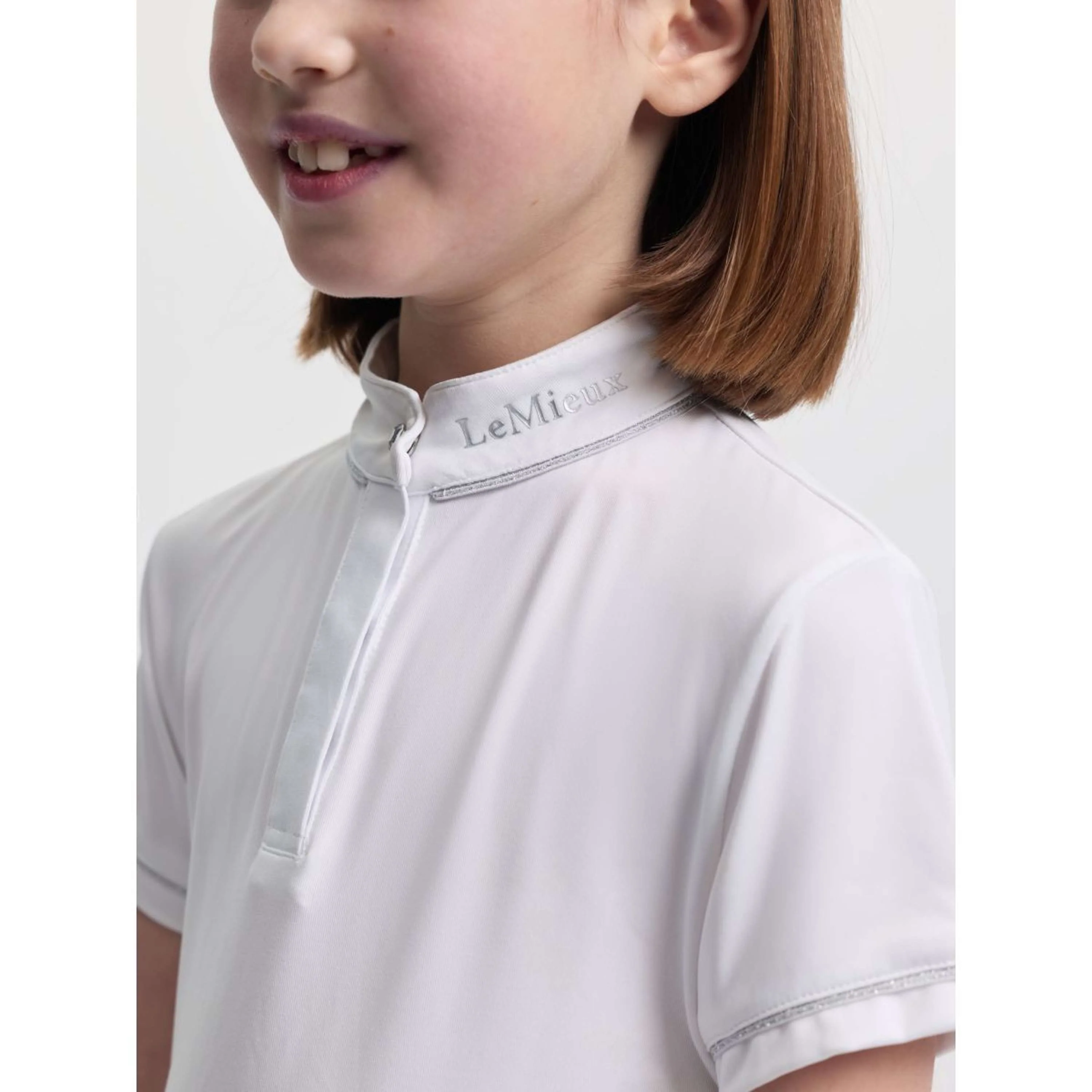 LeMieux T-shirt de Concours Mini Bella Blanc - Image 5