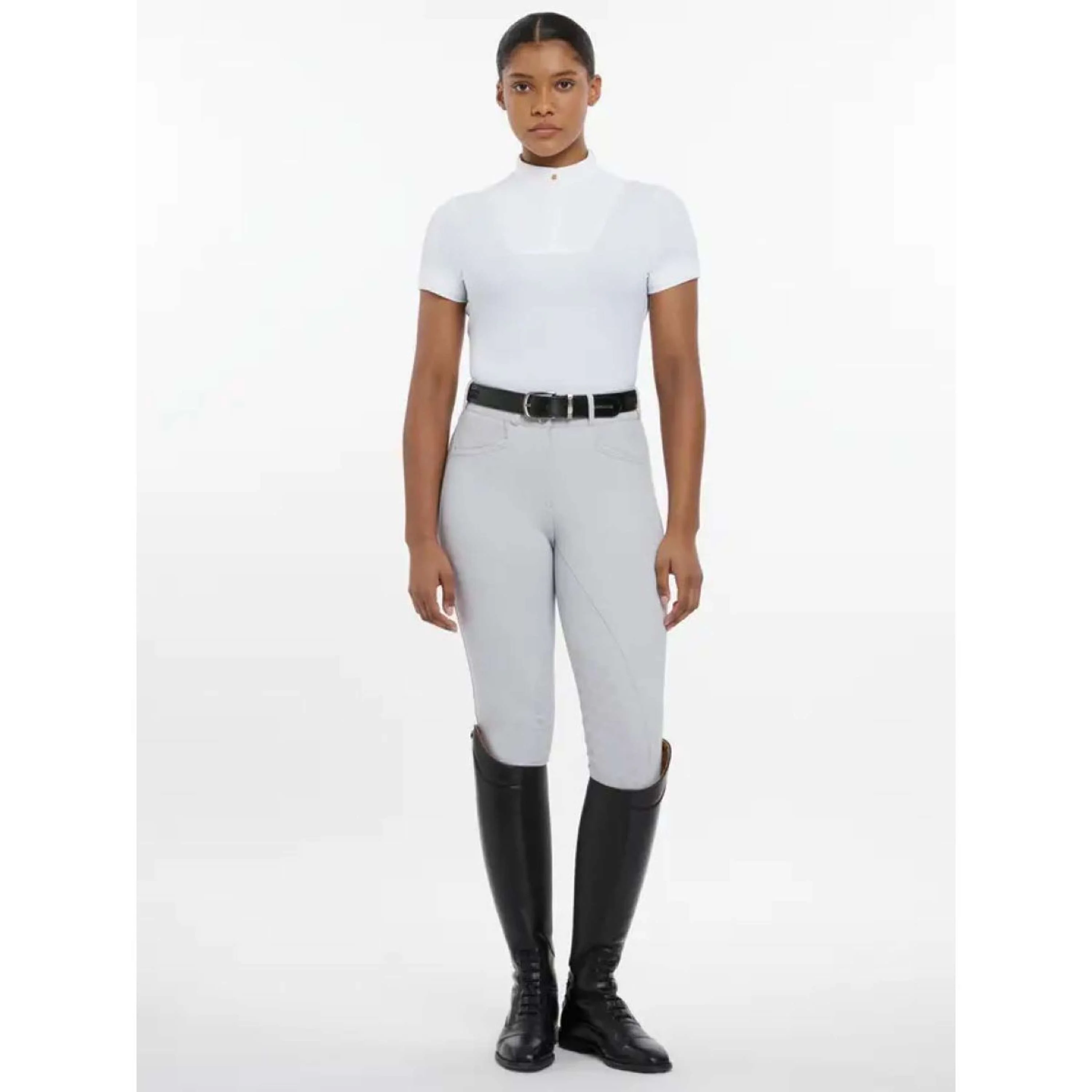 LeMieux T-shirt de Concours Sophia Manches Courtes Blanc - Image 4