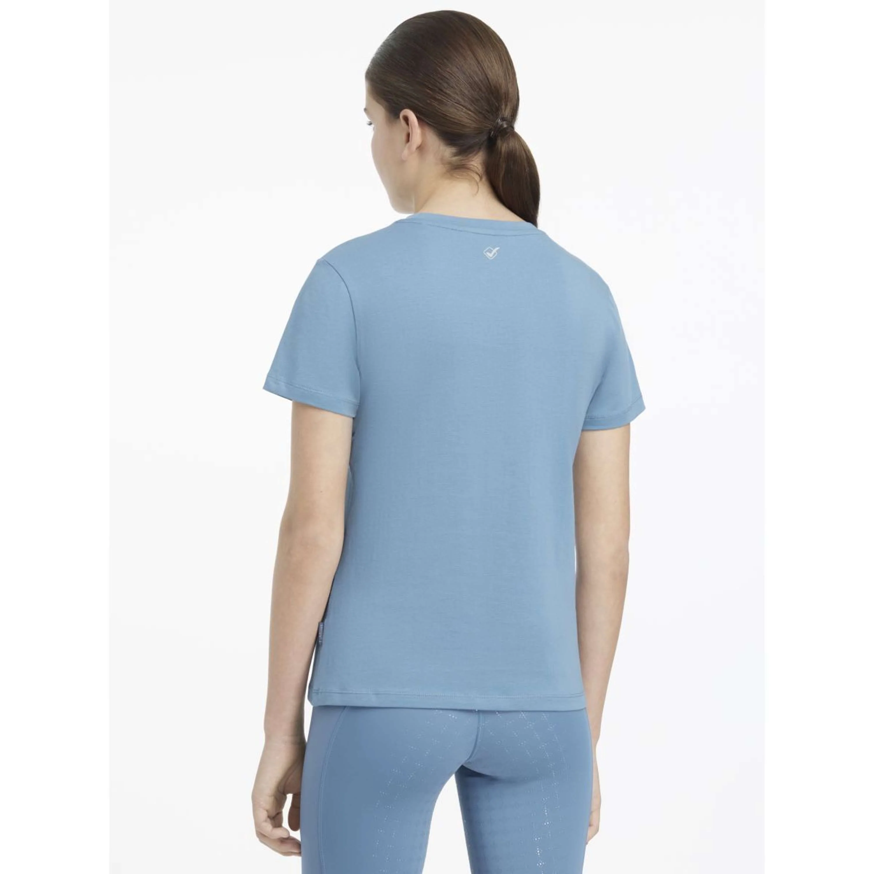 LeMieux T-Shirt Young Rider Classique Ice Blue - Image 2