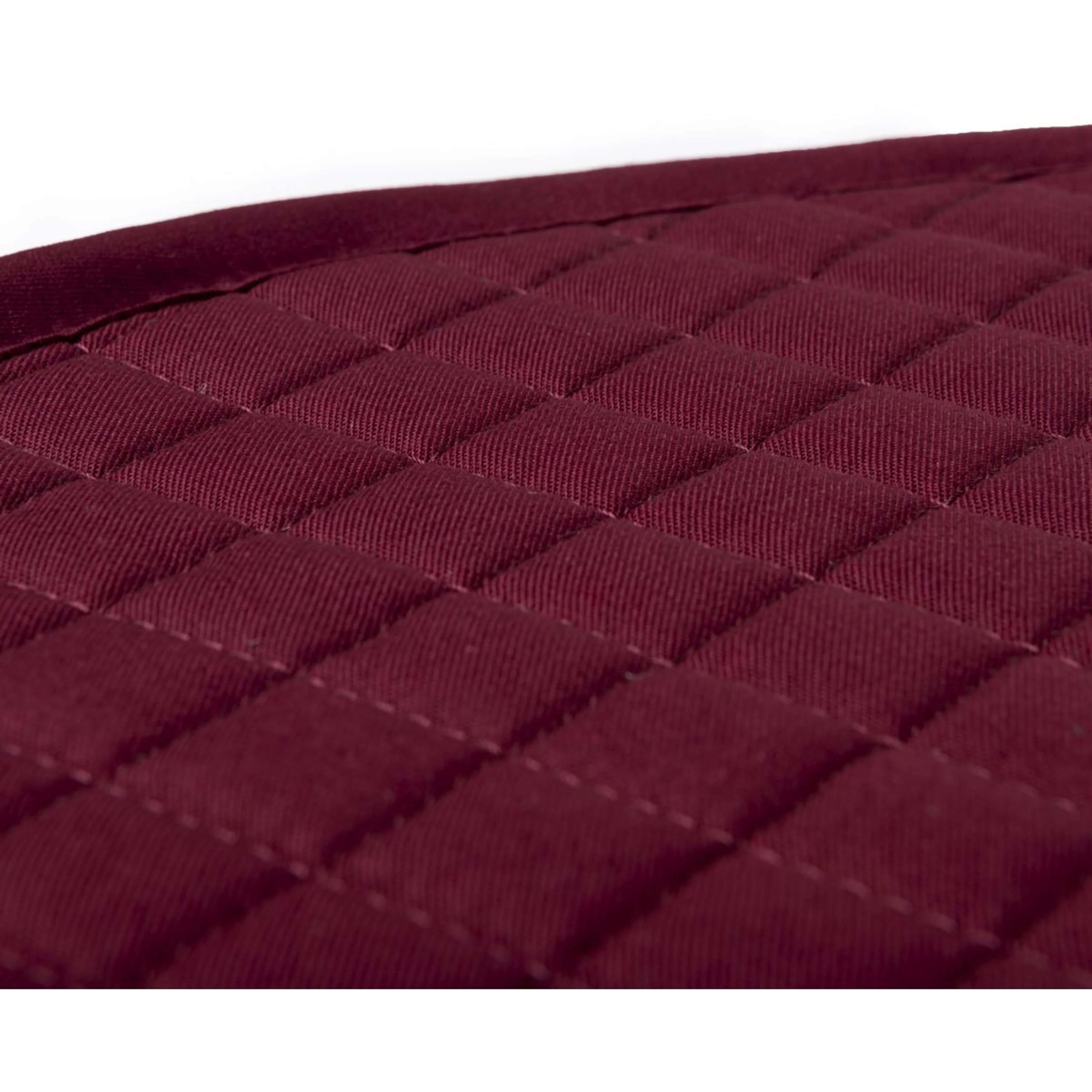 LeMieux Tapis de Selle Cotton Square Close Contact Bordeaux - Image 5