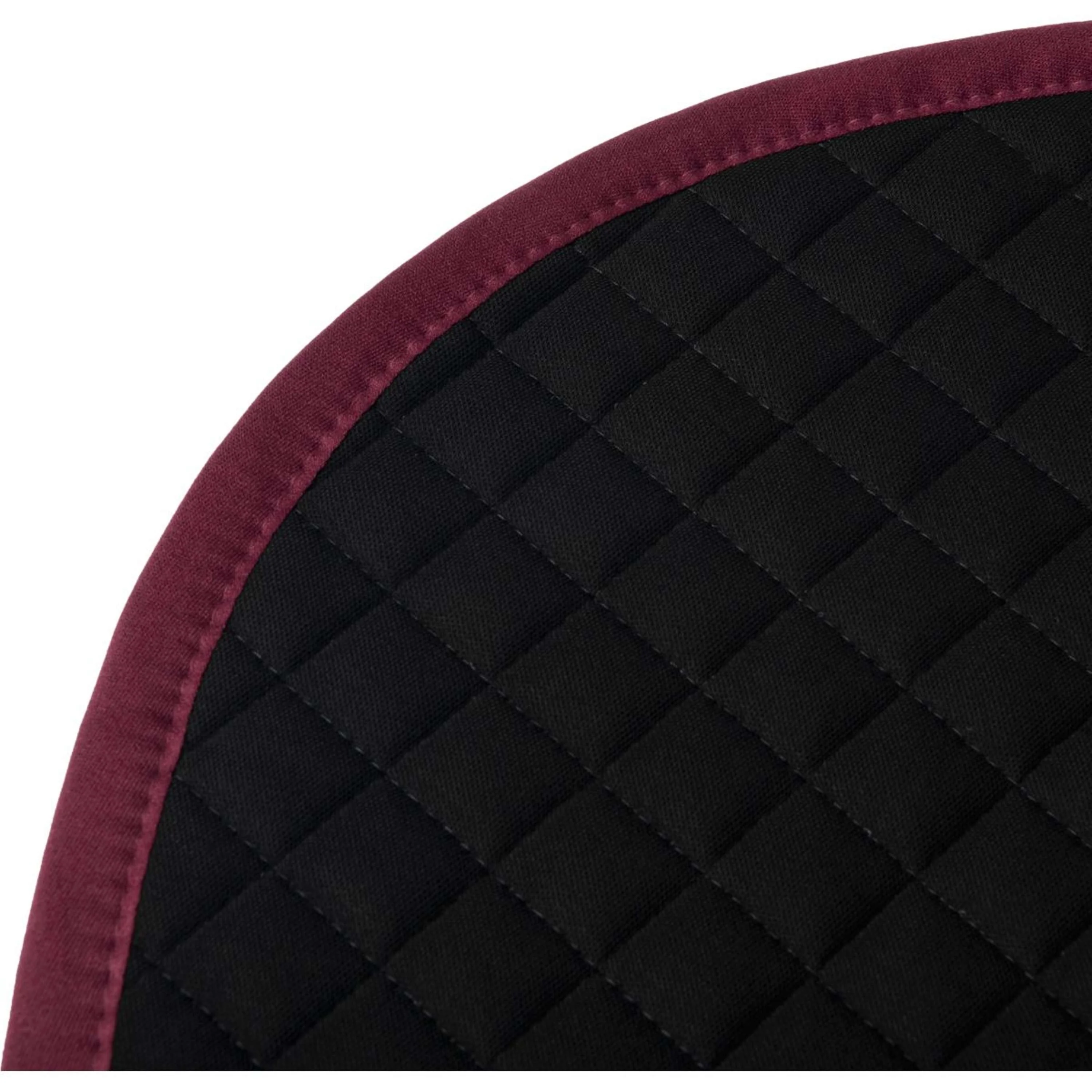LeMieux Tapis de Selle Cotton Square Close Contact Bordeaux - Image 6