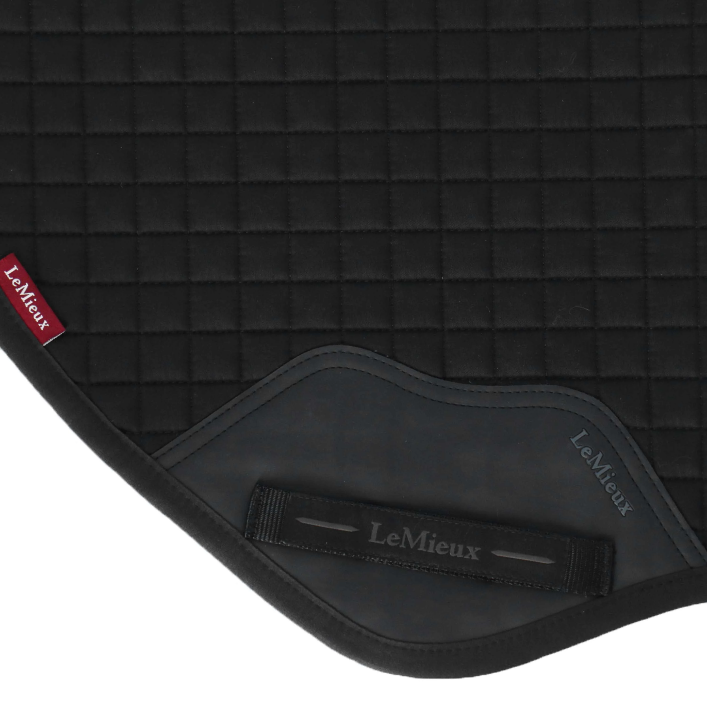 LeMieux Tapis de Selle Cotton Square Close Contact Noir - Image 5