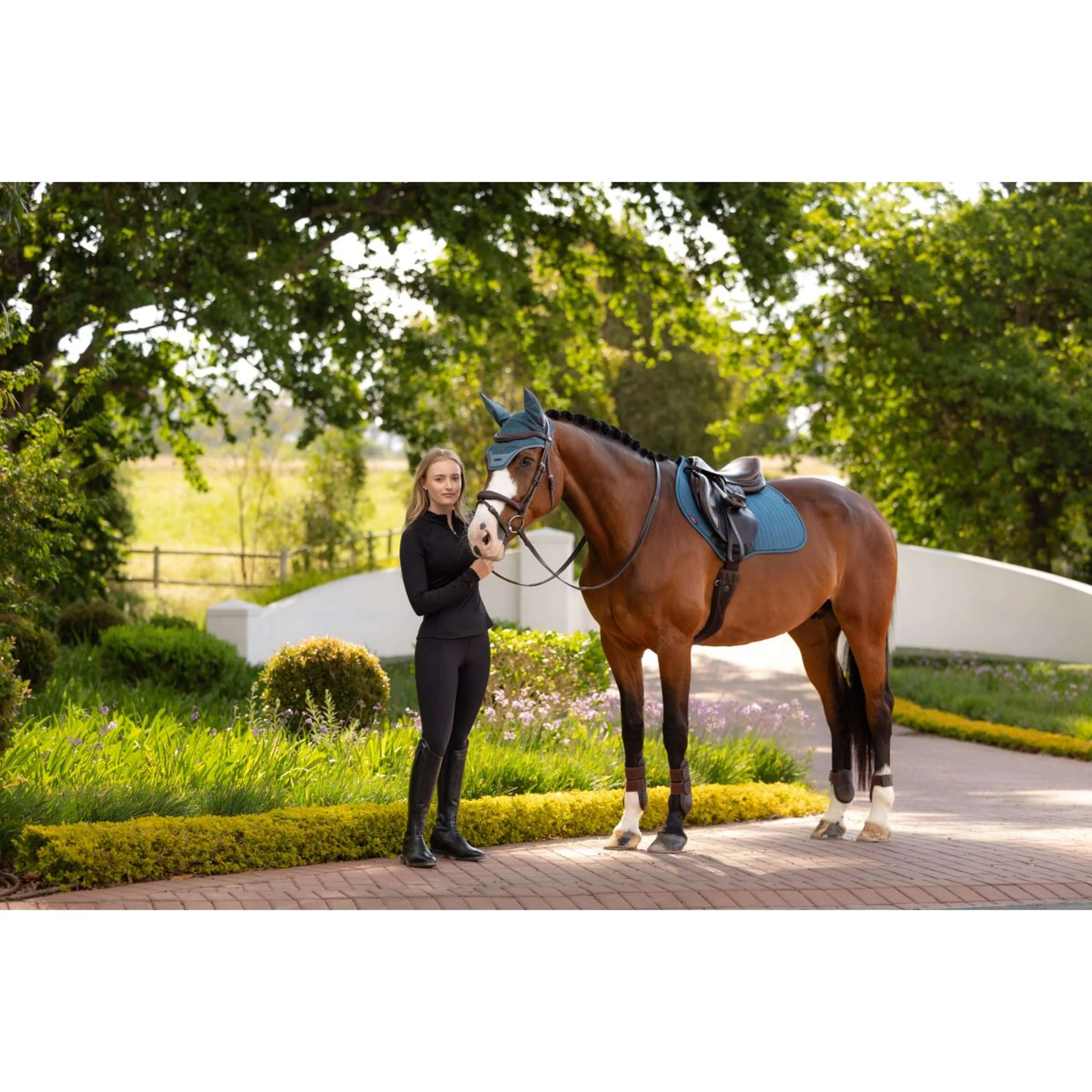 LeMieux Tapis de Selle Essence Close Contact Square de Saut Jungle - Image 6