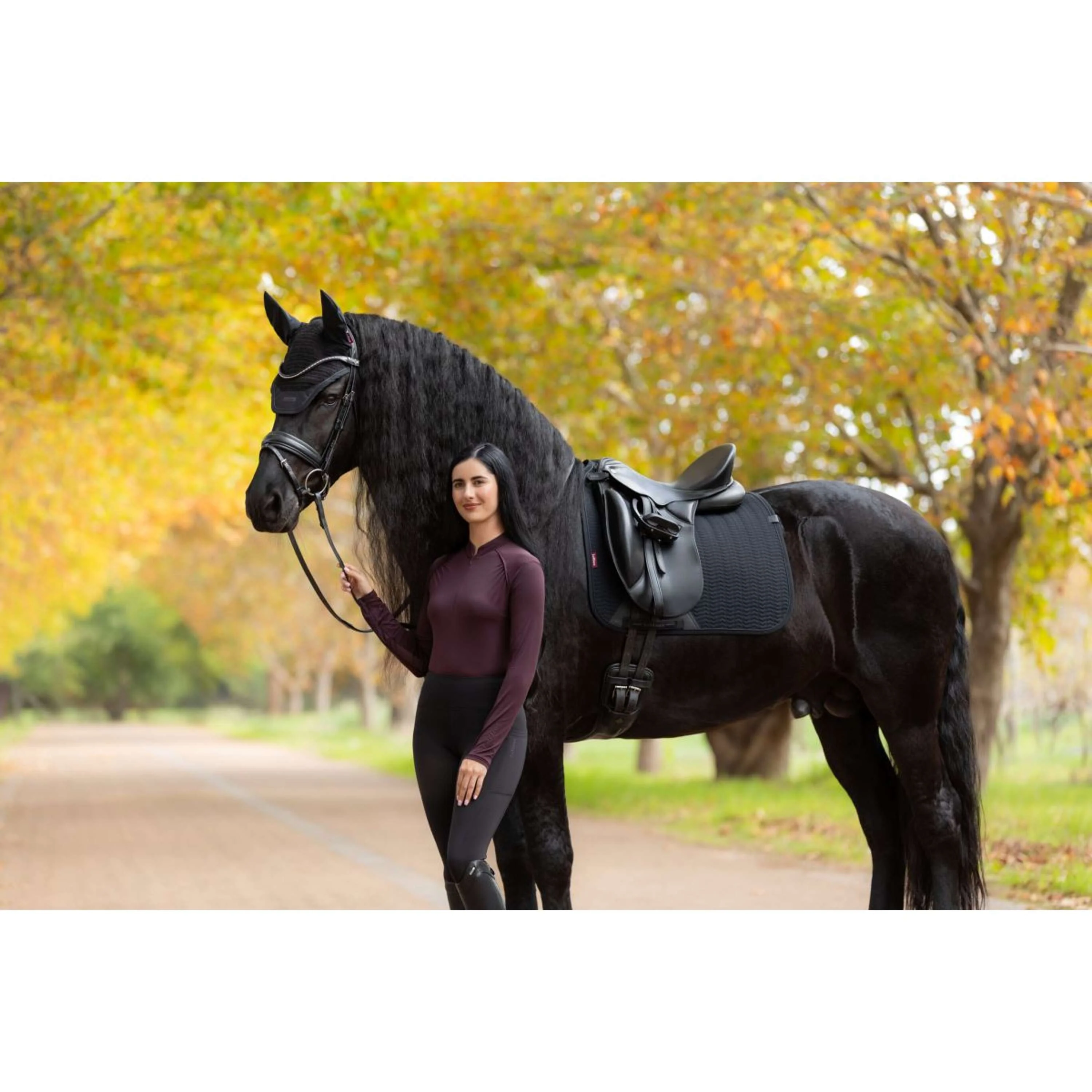 LeMieux Tapis de Selle Essence Dressage Noir - Image 9