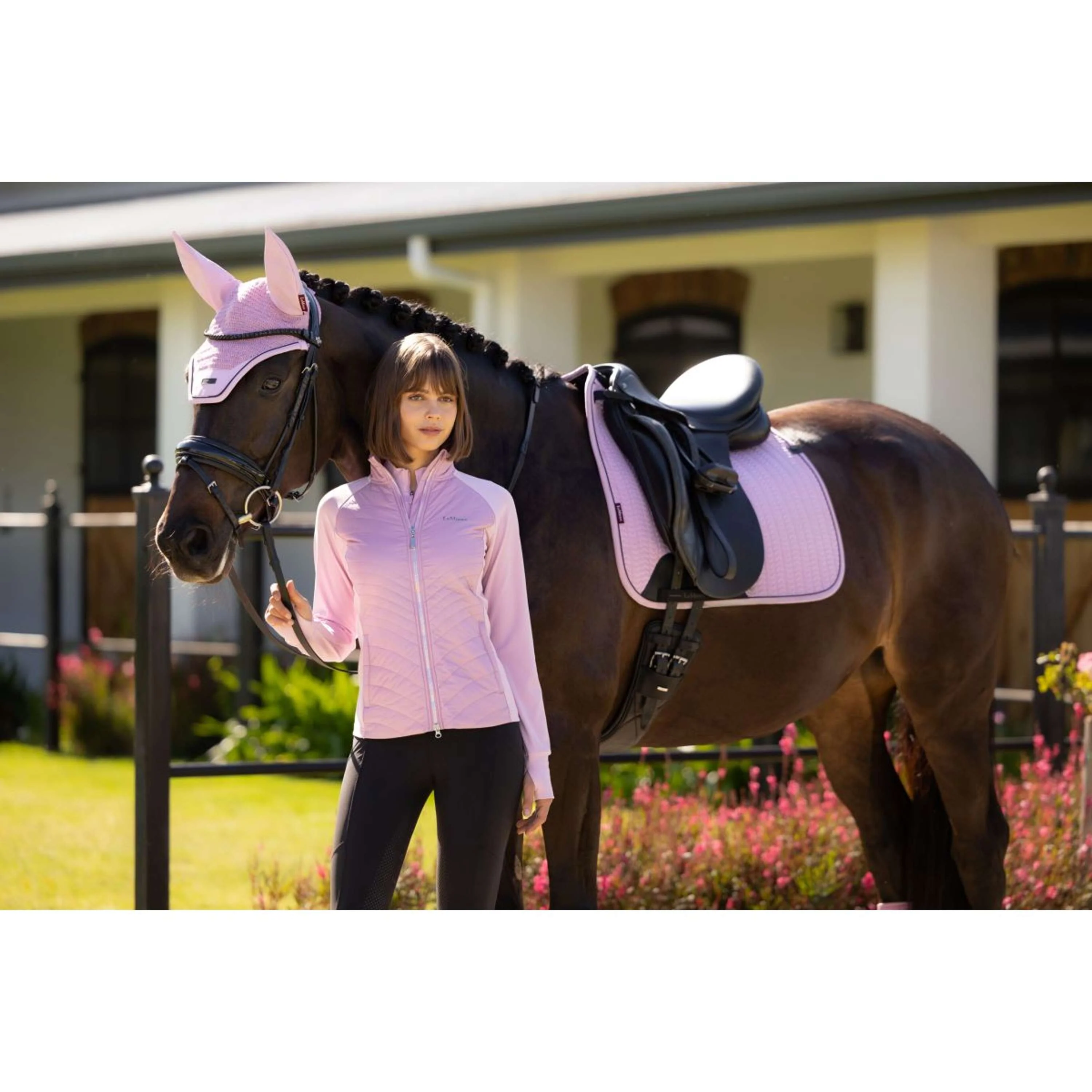 LeMieux Tapis de Selle Essence Square Dressage Fondant - Image 7