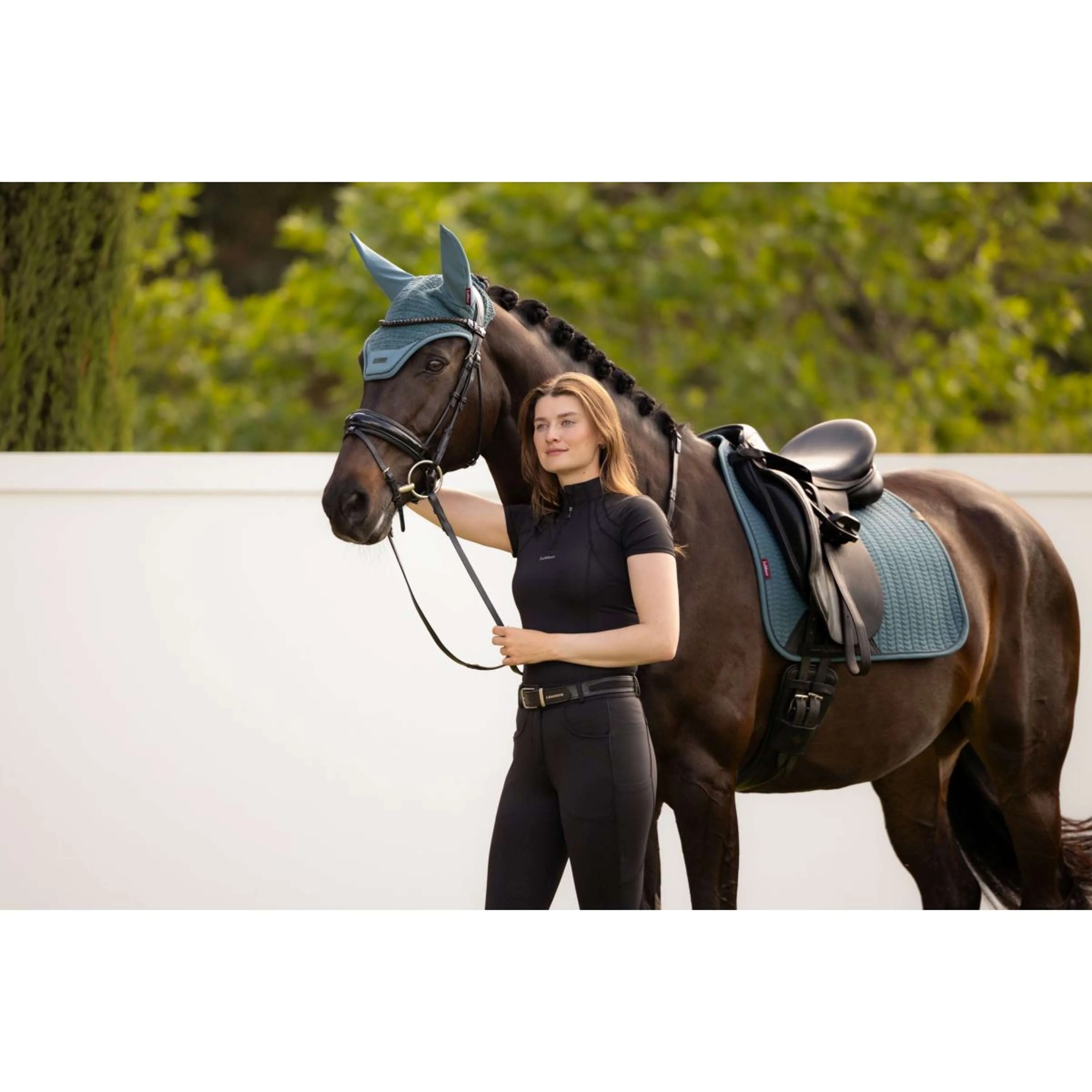 LeMieux Tapis de Selle Essence Square Dressage Jungle - Image 9