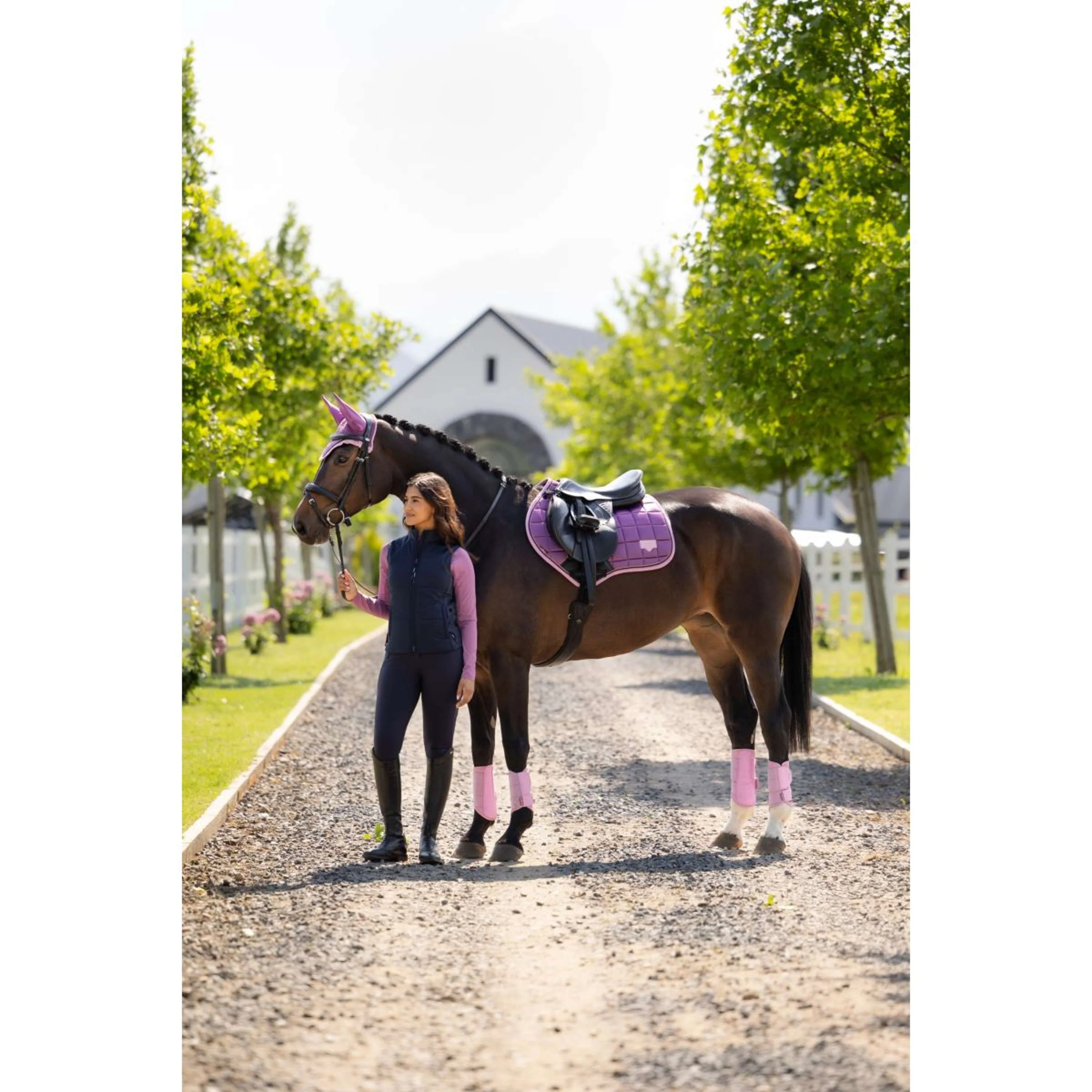 LeMieux Tapis de Selle Loire Classic Close Contact Square de Saut Mallow - Image 3