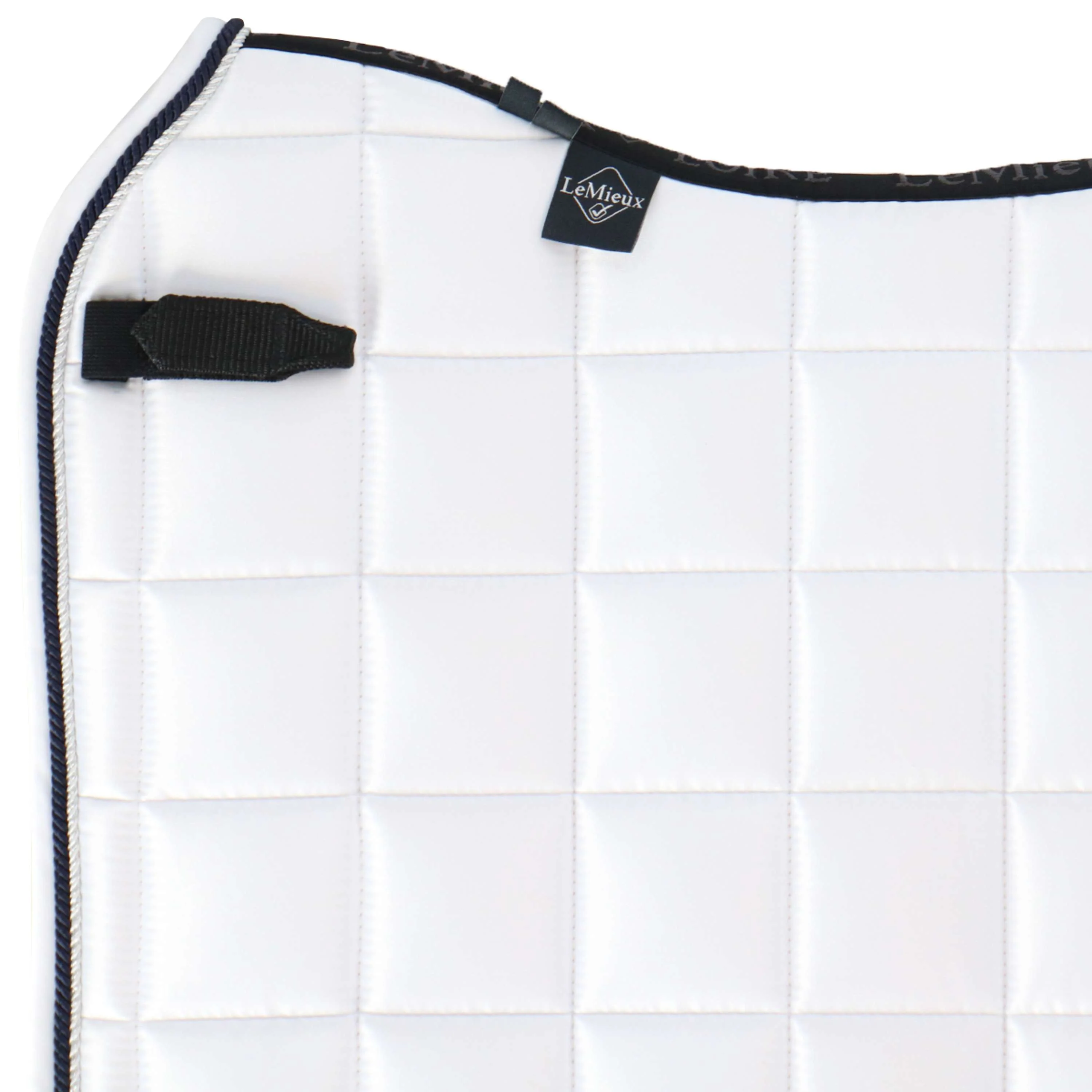 LeMieux Tapis de Selle Loire Dressage Blanc - Image 4