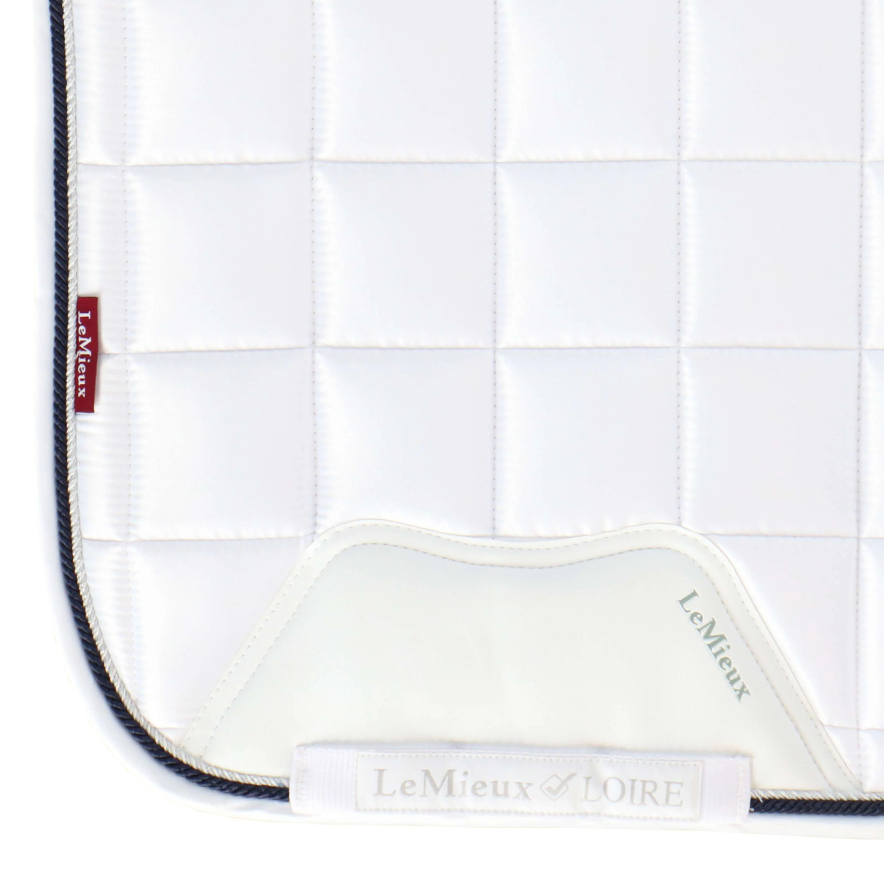 LeMieux Tapis de Selle Loire Dressage Blanc - Image 5