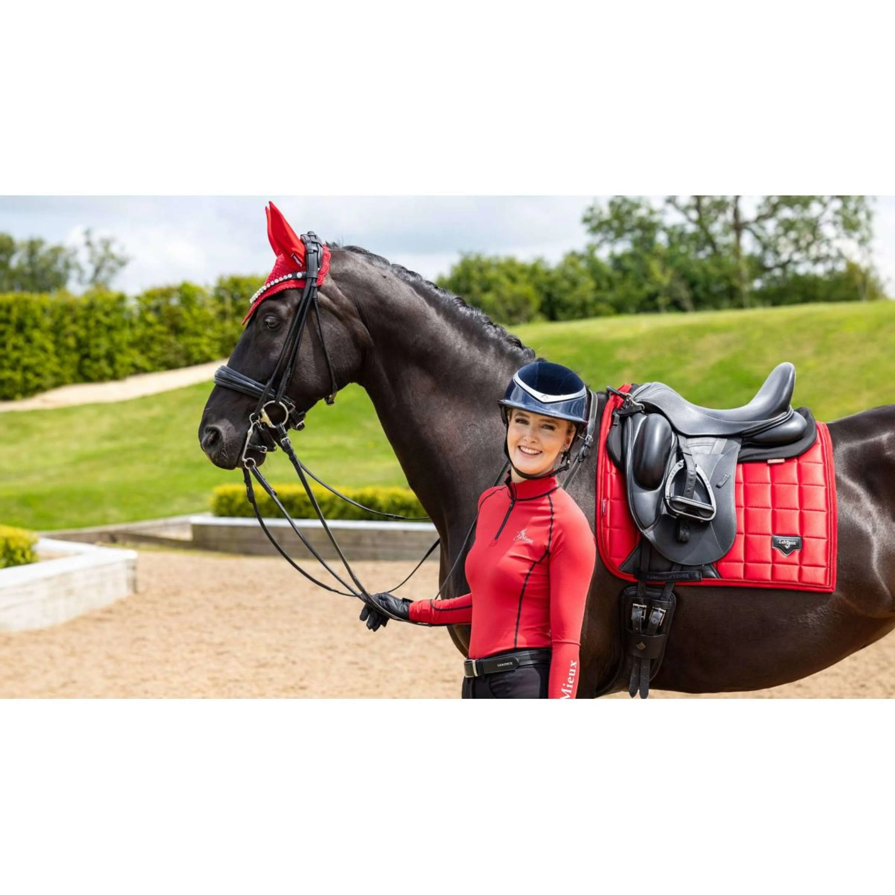 LeMieux Tapis de Selle Loire Dressage Chilli - Image 4