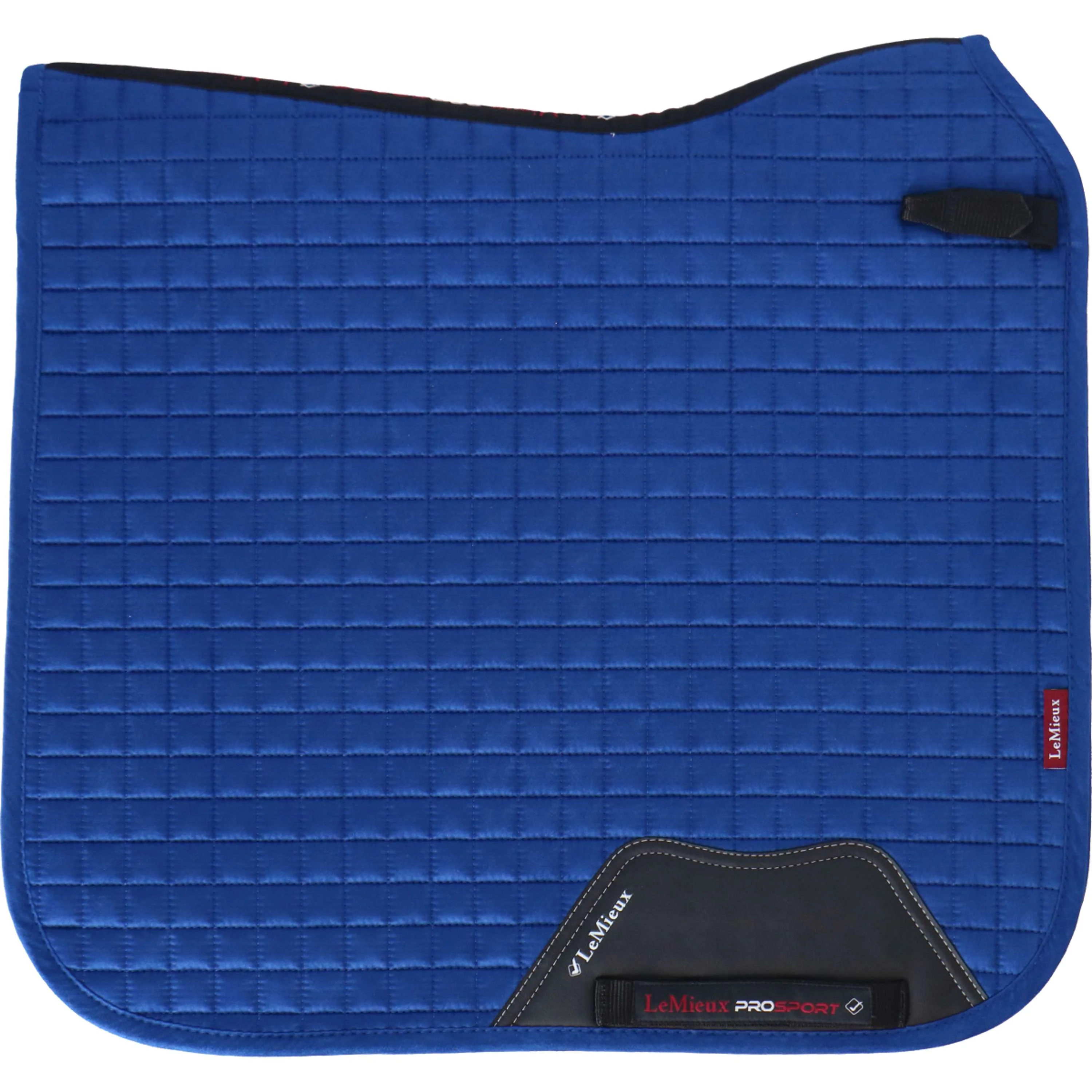 LeMieux Tapis de Selle Luxury Square Dressage Benetton Blue - Image 4