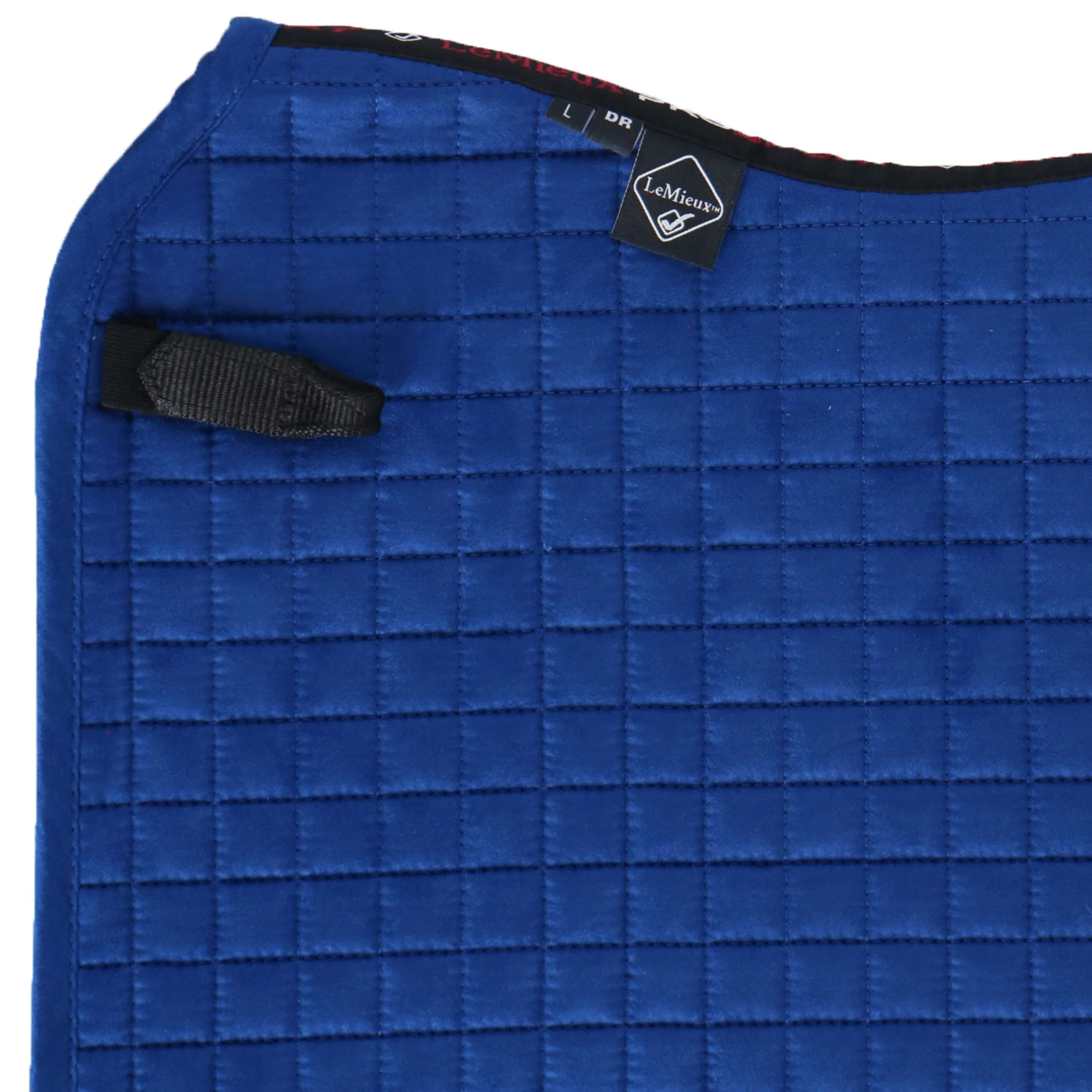 LeMieux Tapis de Selle Luxury Square Dressage Benetton Blue - Image 6