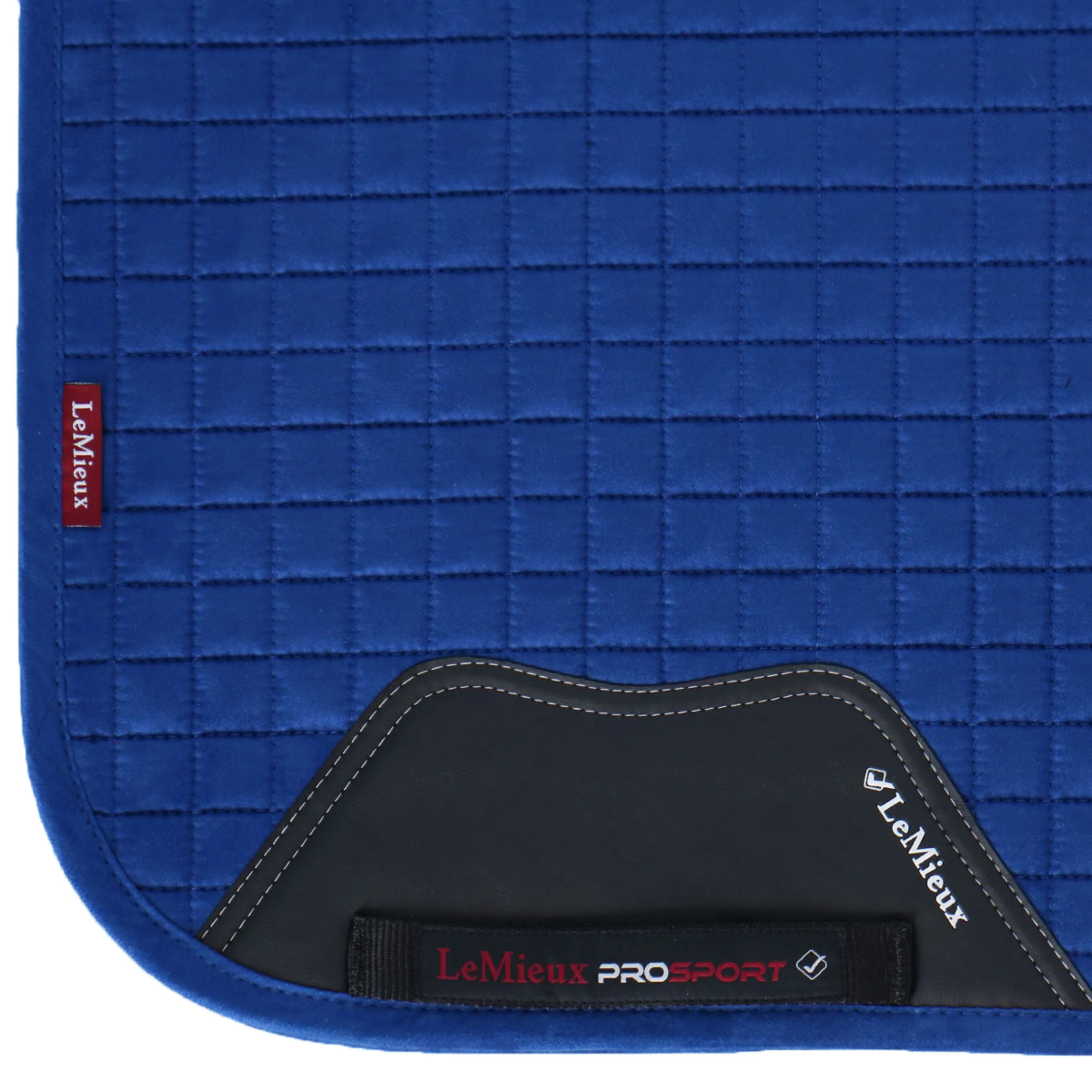 LeMieux Tapis de Selle Luxury Square Dressage Benetton Blue - Image 7