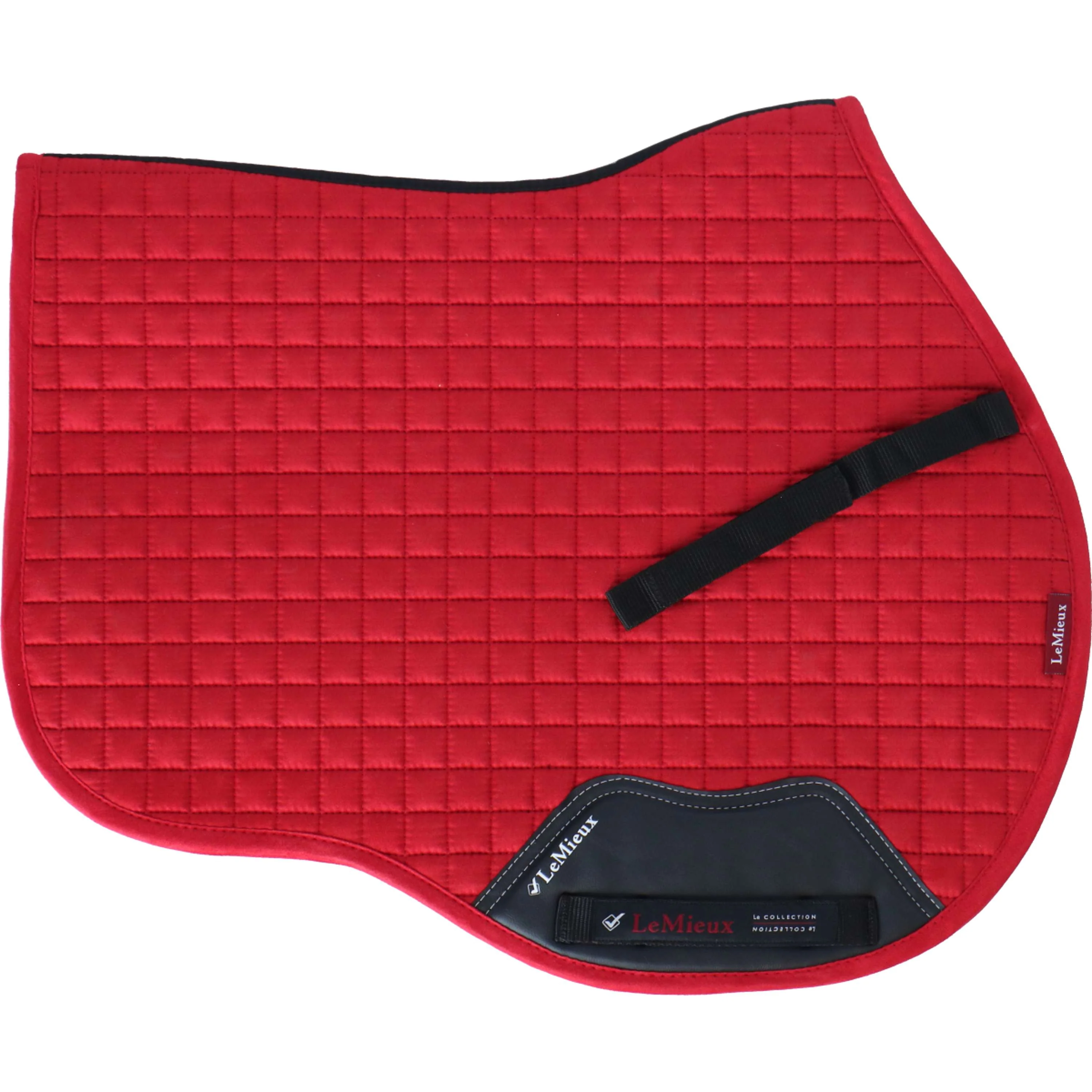 LeMieux Tapis de Selle Luxury Square Polyvalent Chilli Red - Image 3