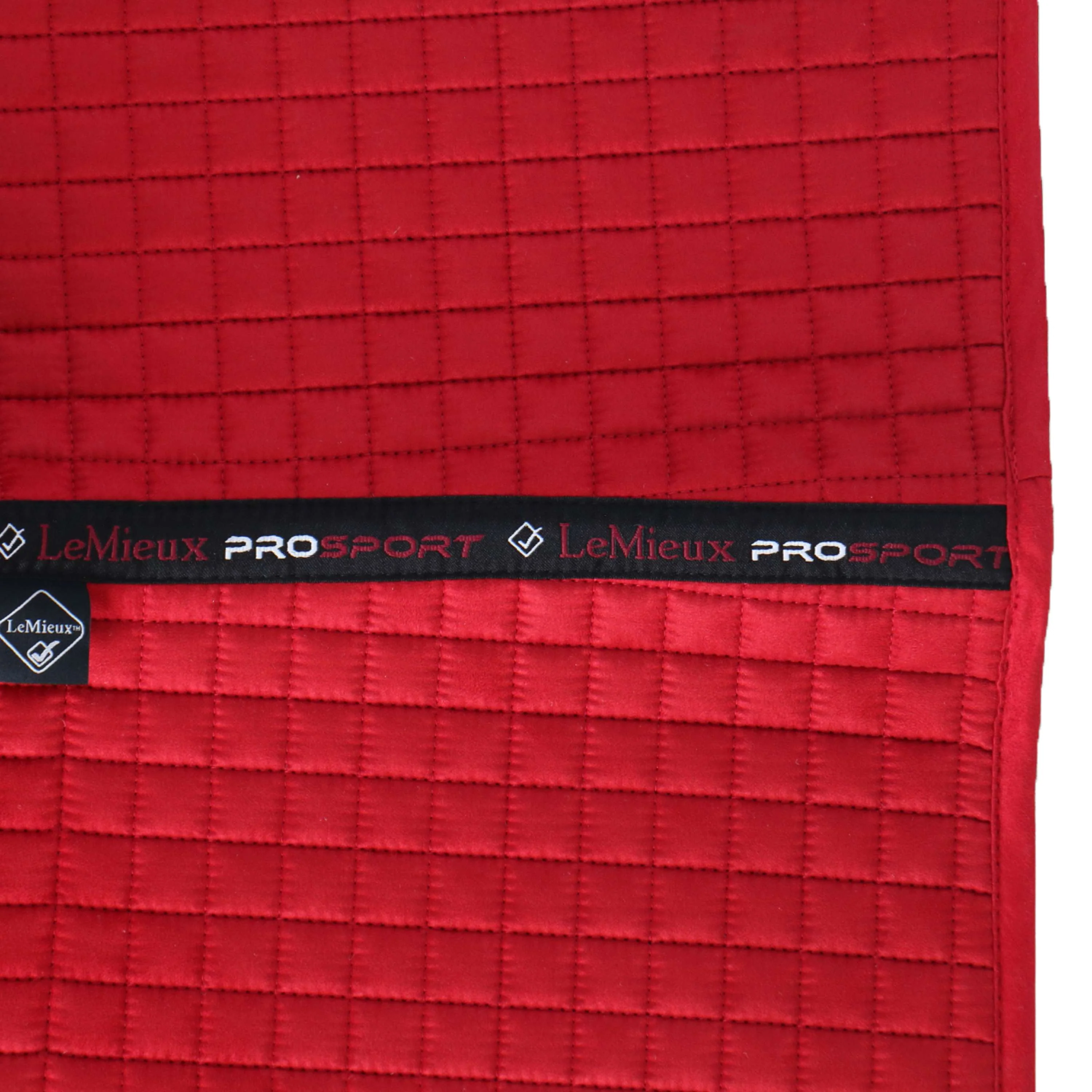 LeMieux Tapis de Selle Luxury Square Polyvalent Chilli Red - Image 9