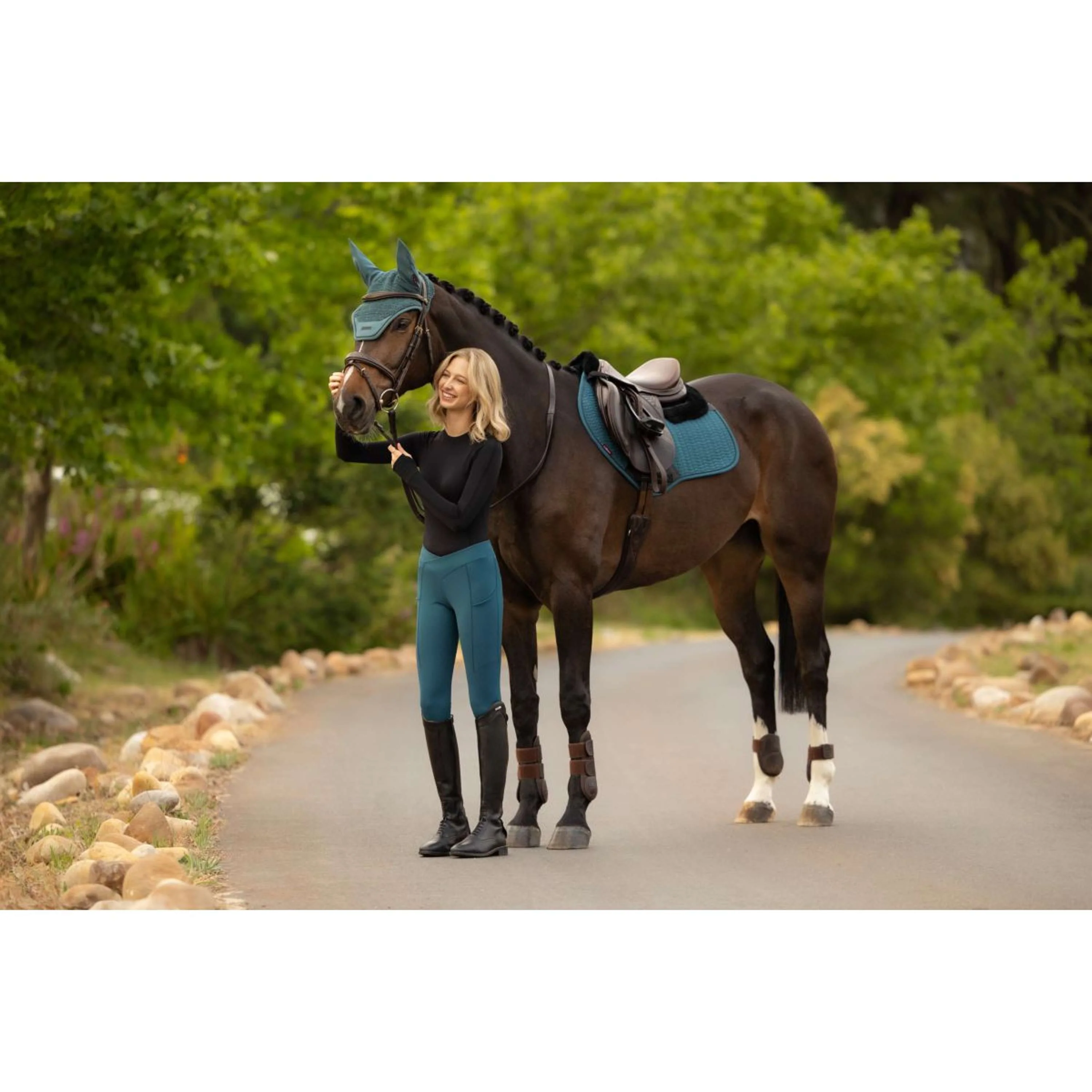 LeMieux Tapis de Selle Merino+ Essence Close Contact Square de Saut Jungle - Image 7
