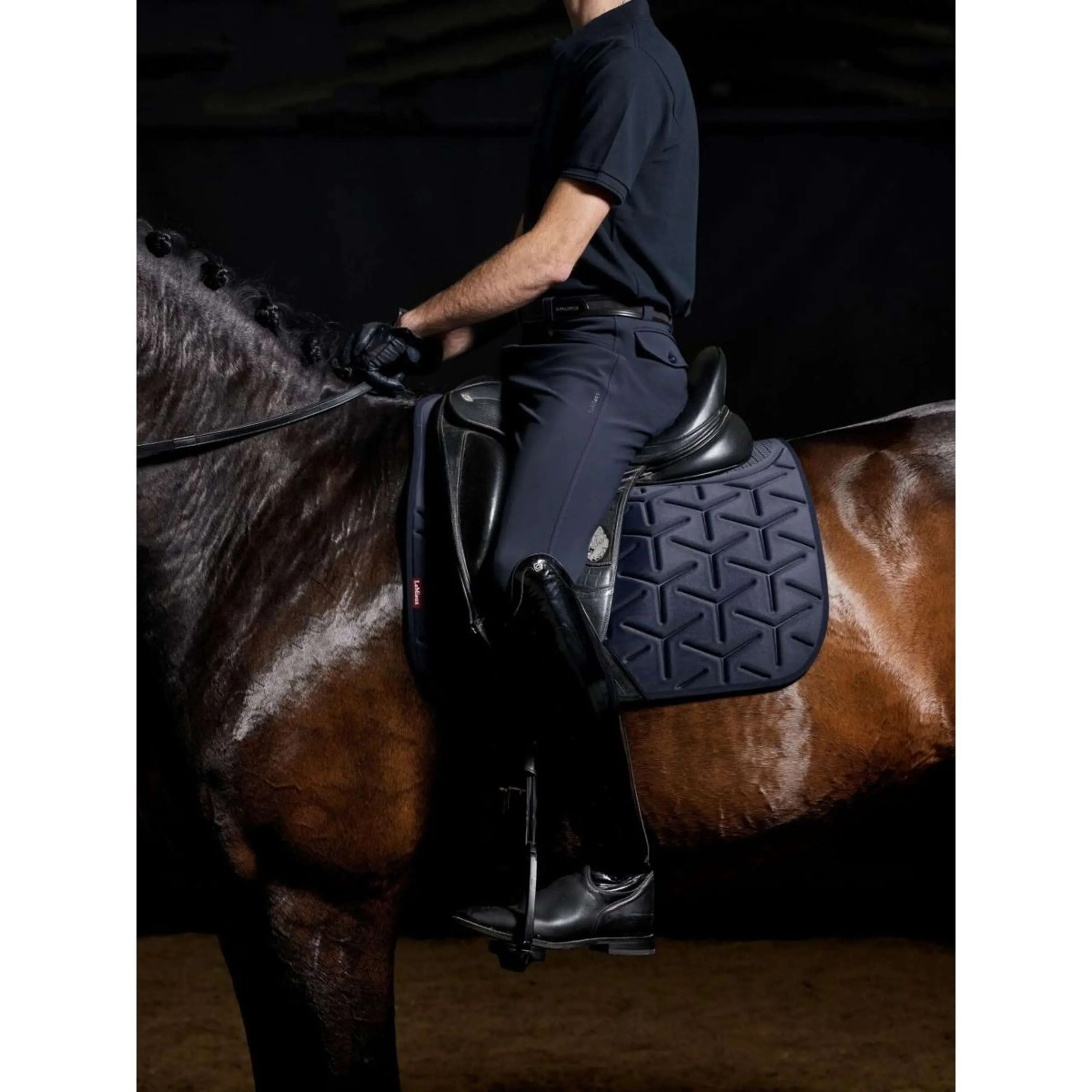 LeMieux Tapis de Selle ProForm Dressage Marin - Image 2