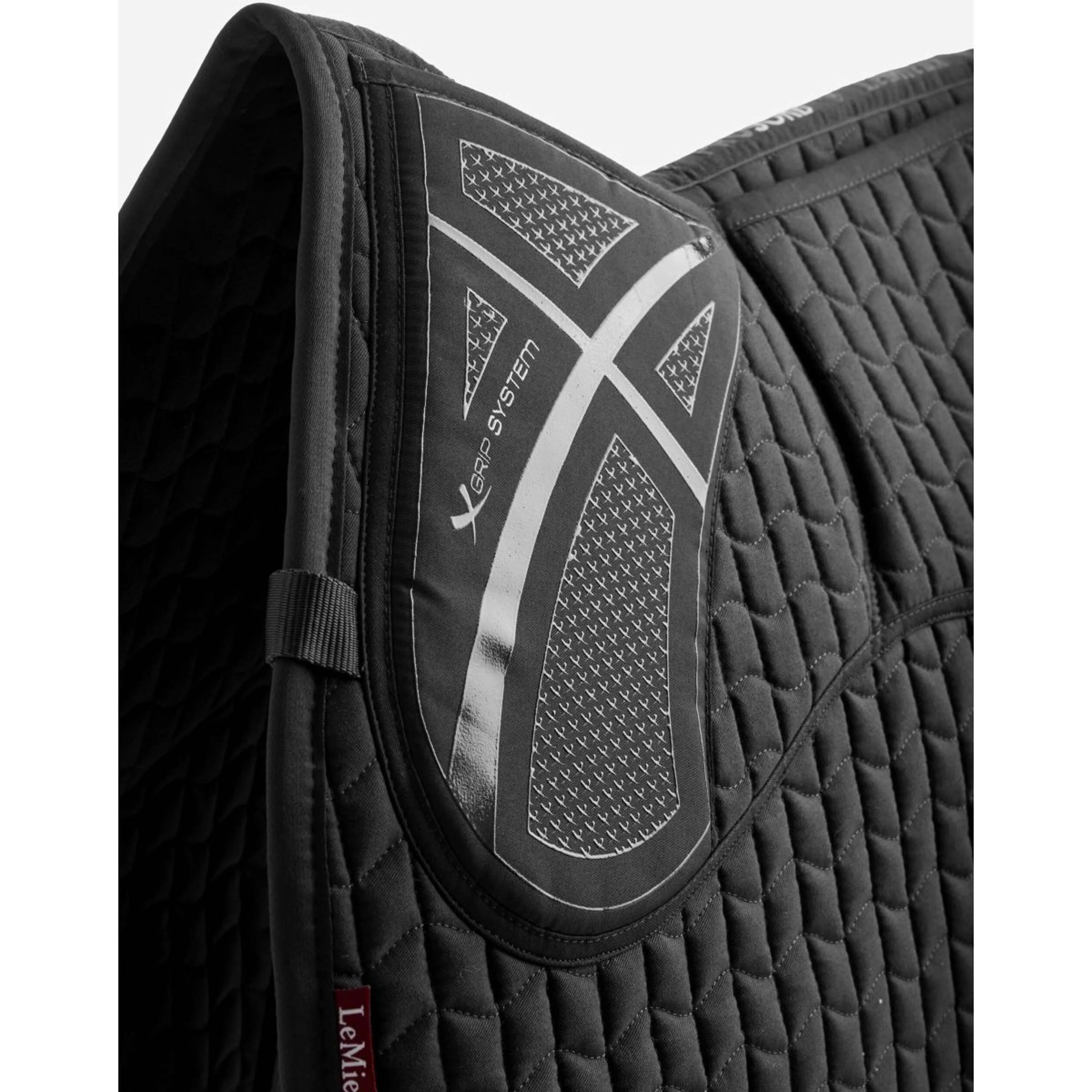 LeMieux Tapis de Selle Prosorb Plain 2 Pocket Polyvalent Noir - Image 2