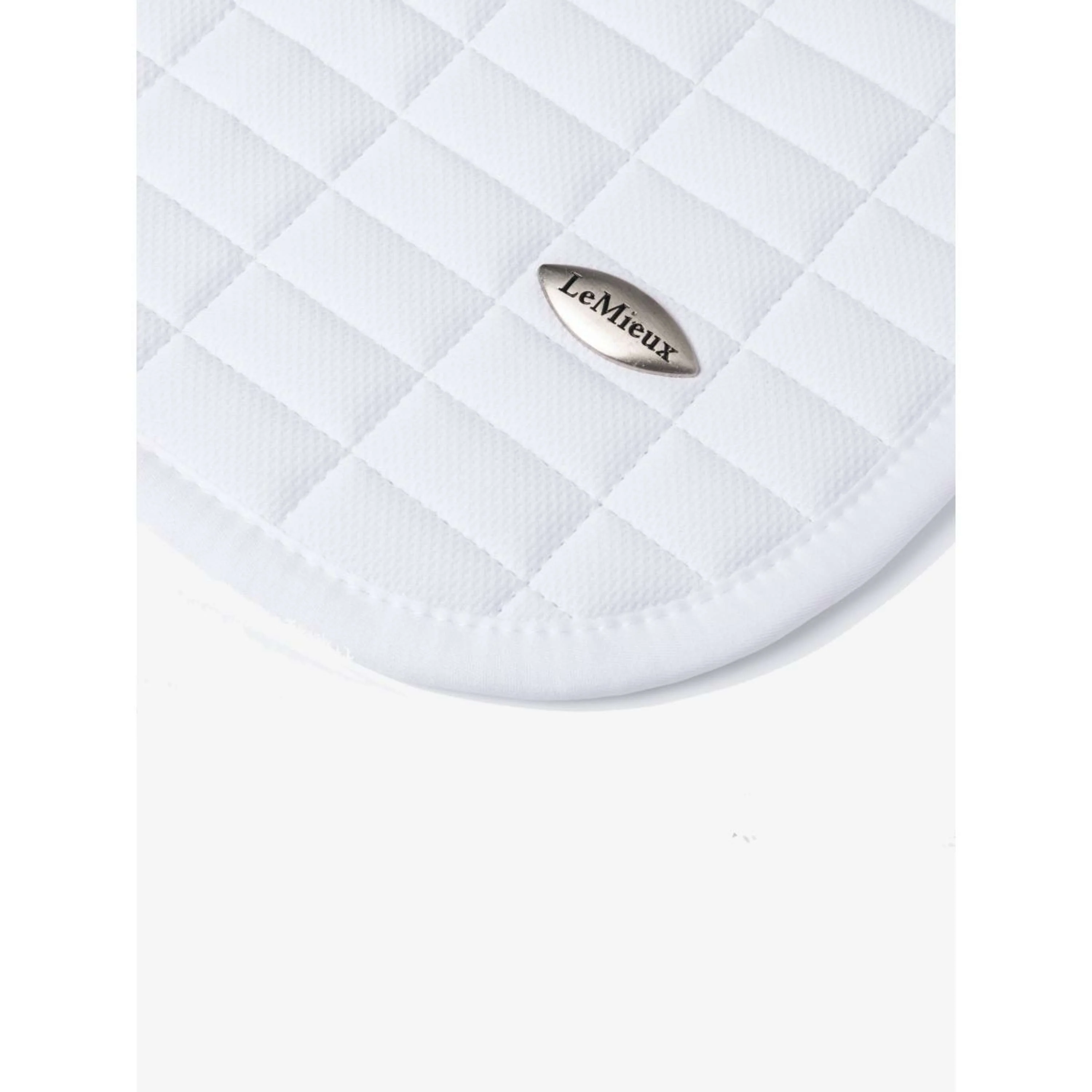 LeMieux Tapis de Selle Self-Cool Square Arctic Close Contact Blanc - Image 4