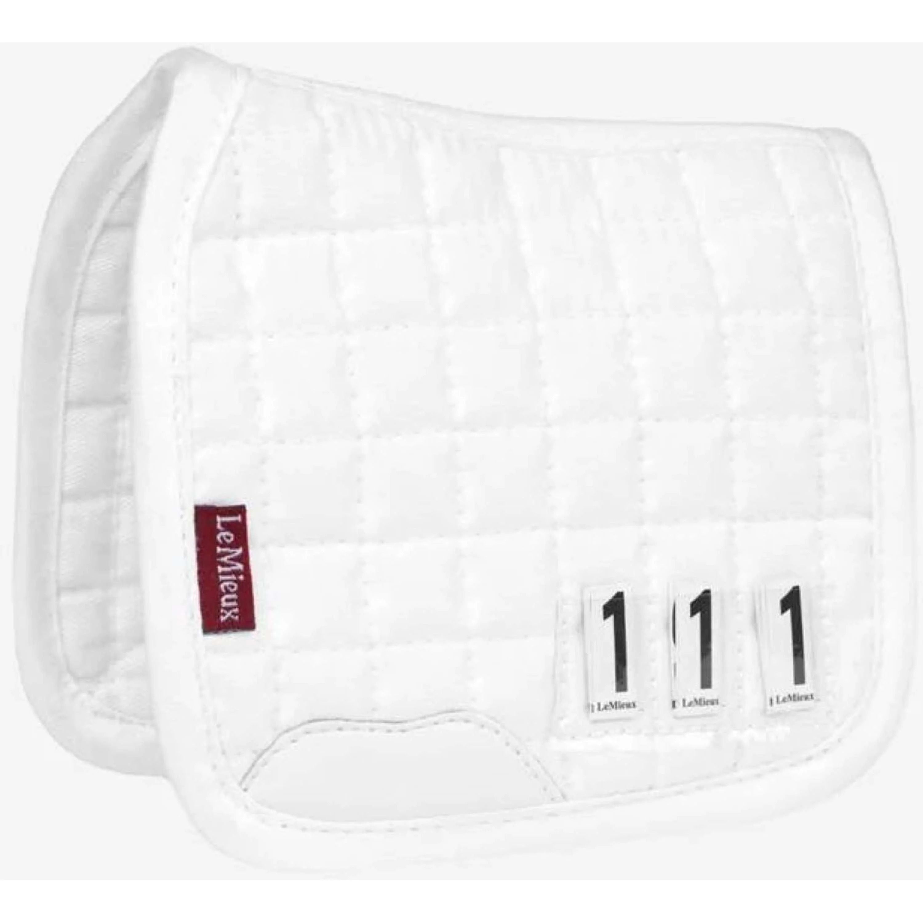 LeMieux Toy Pony Tapis de Selle Dressage Blanc - Image 2