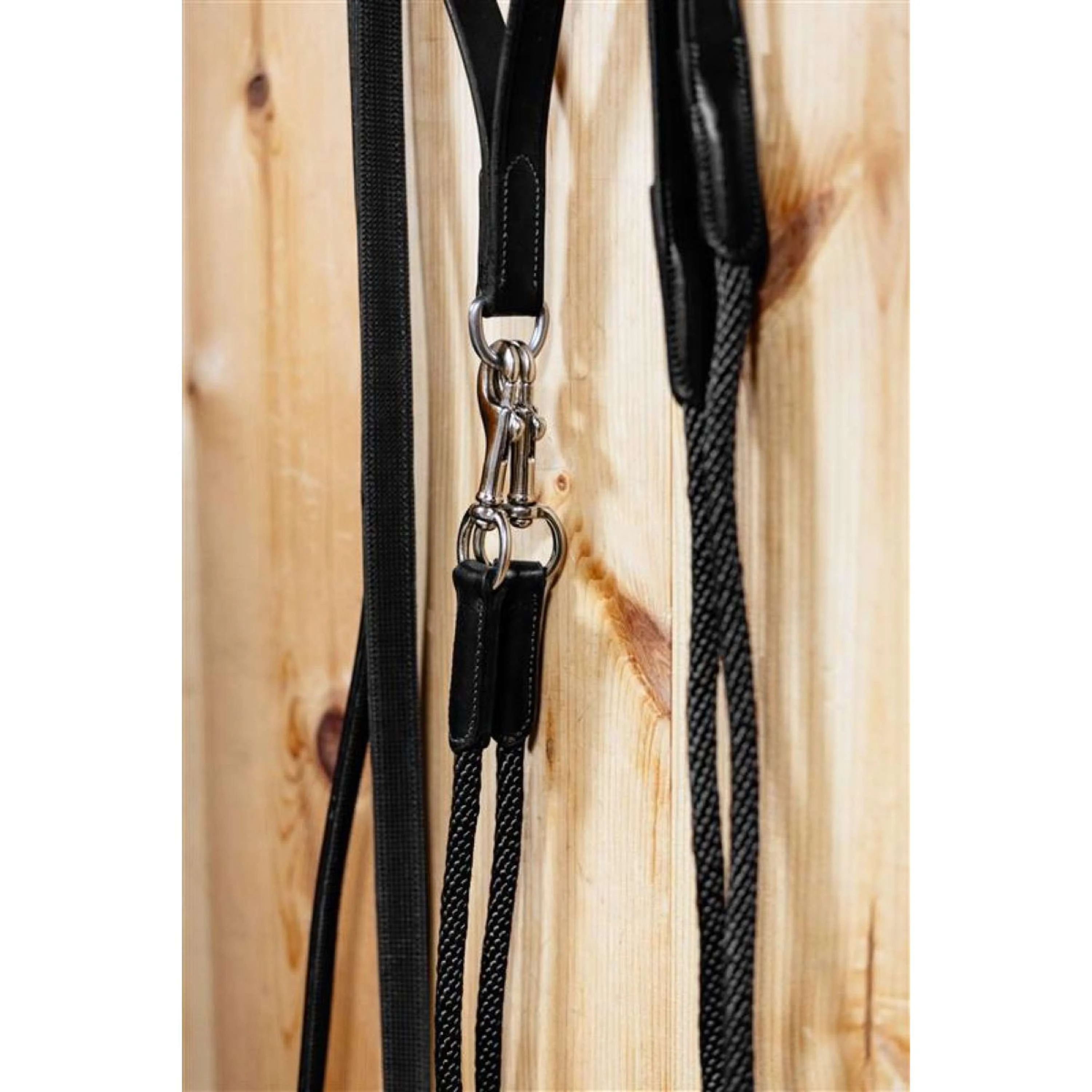 LeMieux Triangles de Martingale Leather Noir - Image 2