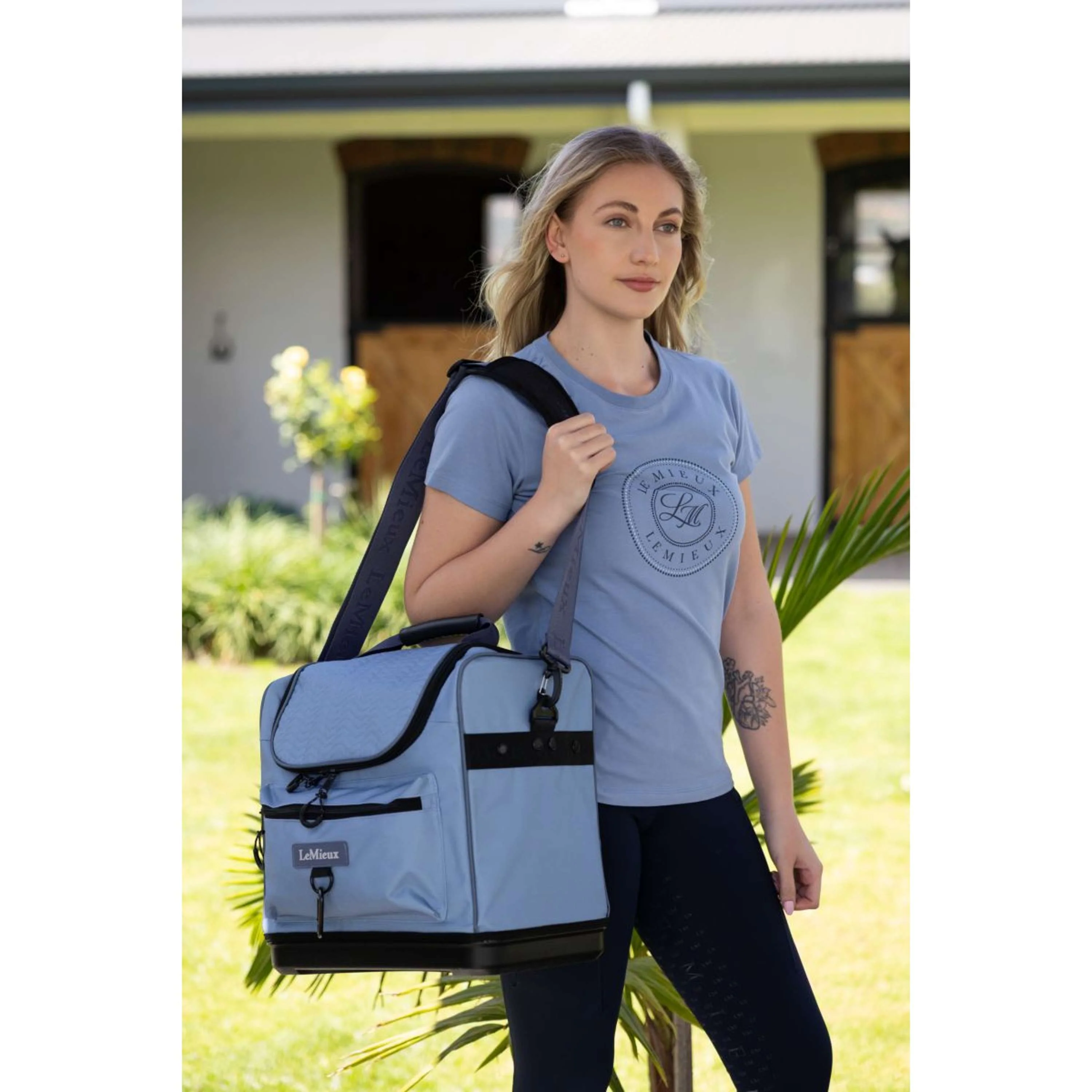 LeMieux Trousse de Pansage Elite Pro Powder Blue - Image 5
