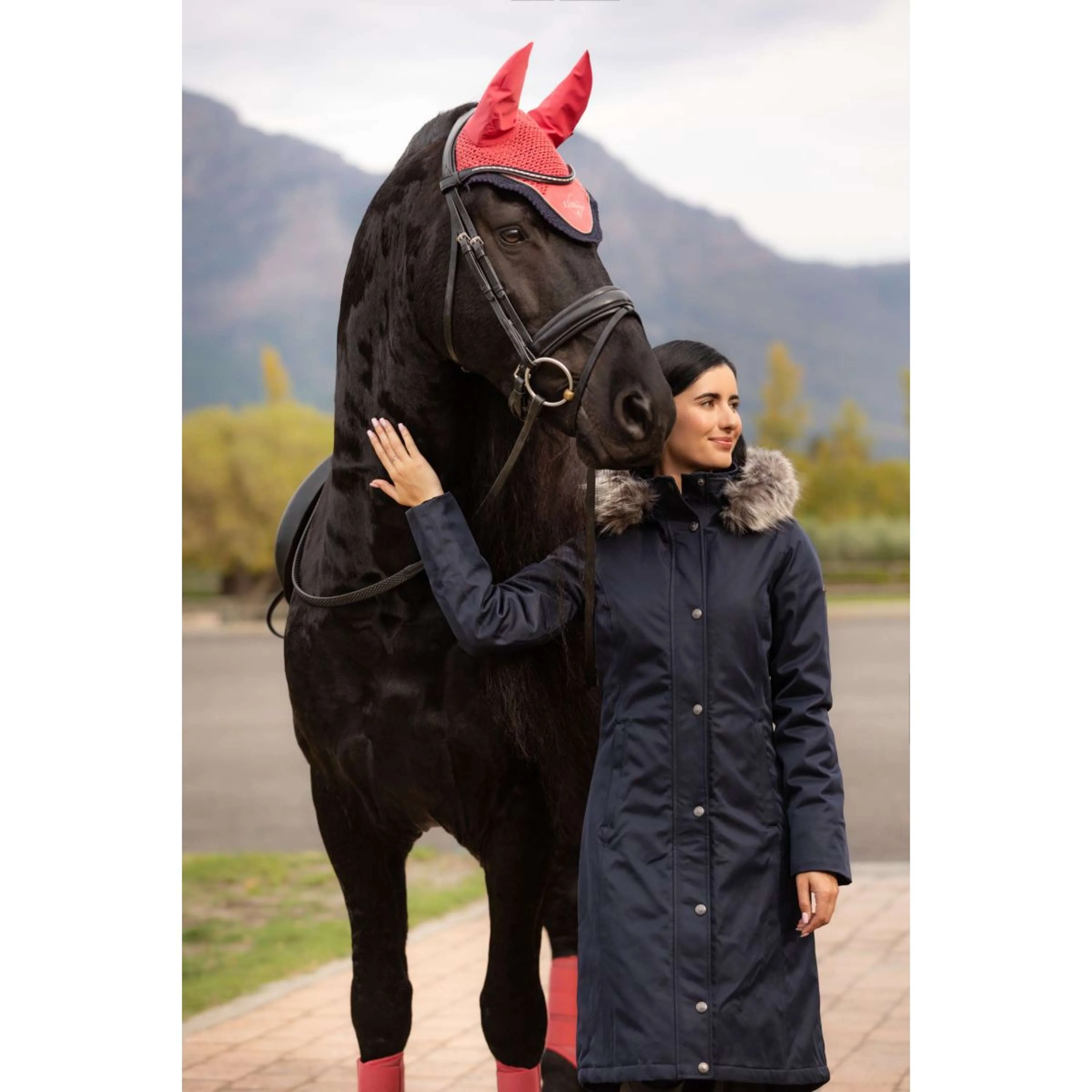 LeMieux Veste Anya Waterproof Long Marin - Image 6