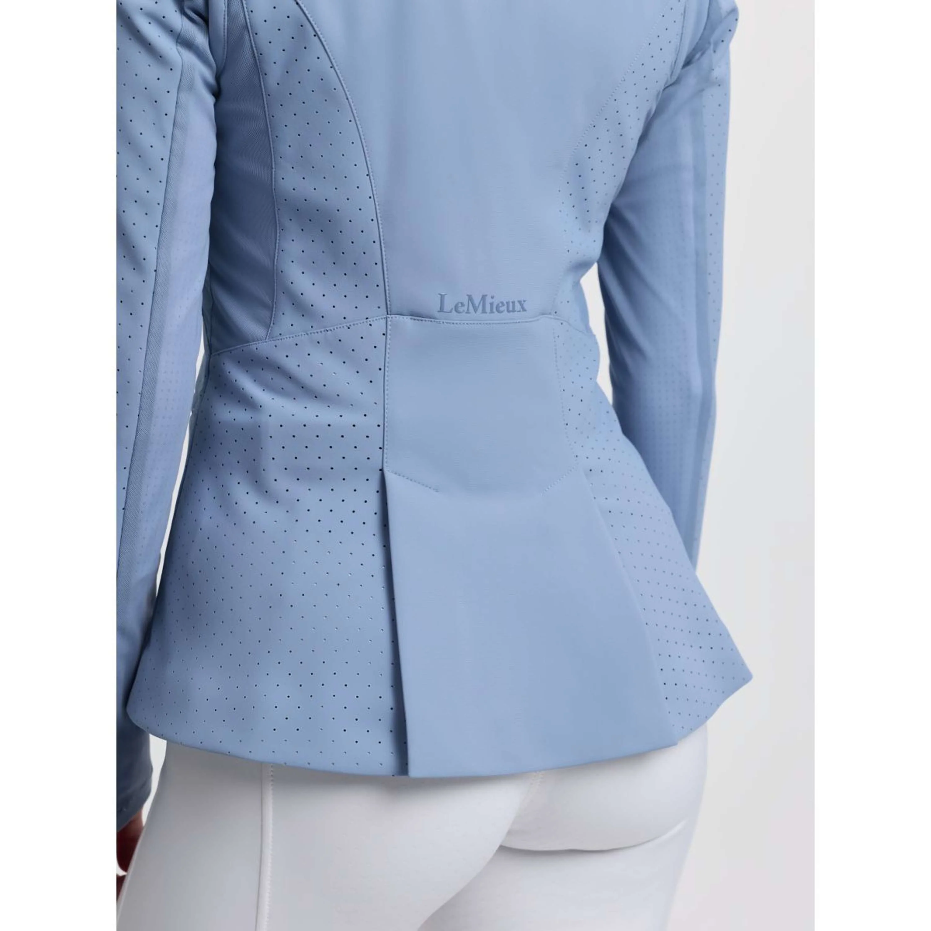 LeMieux Veste de Concours Jessica Mesh Powder Blue - Image 10