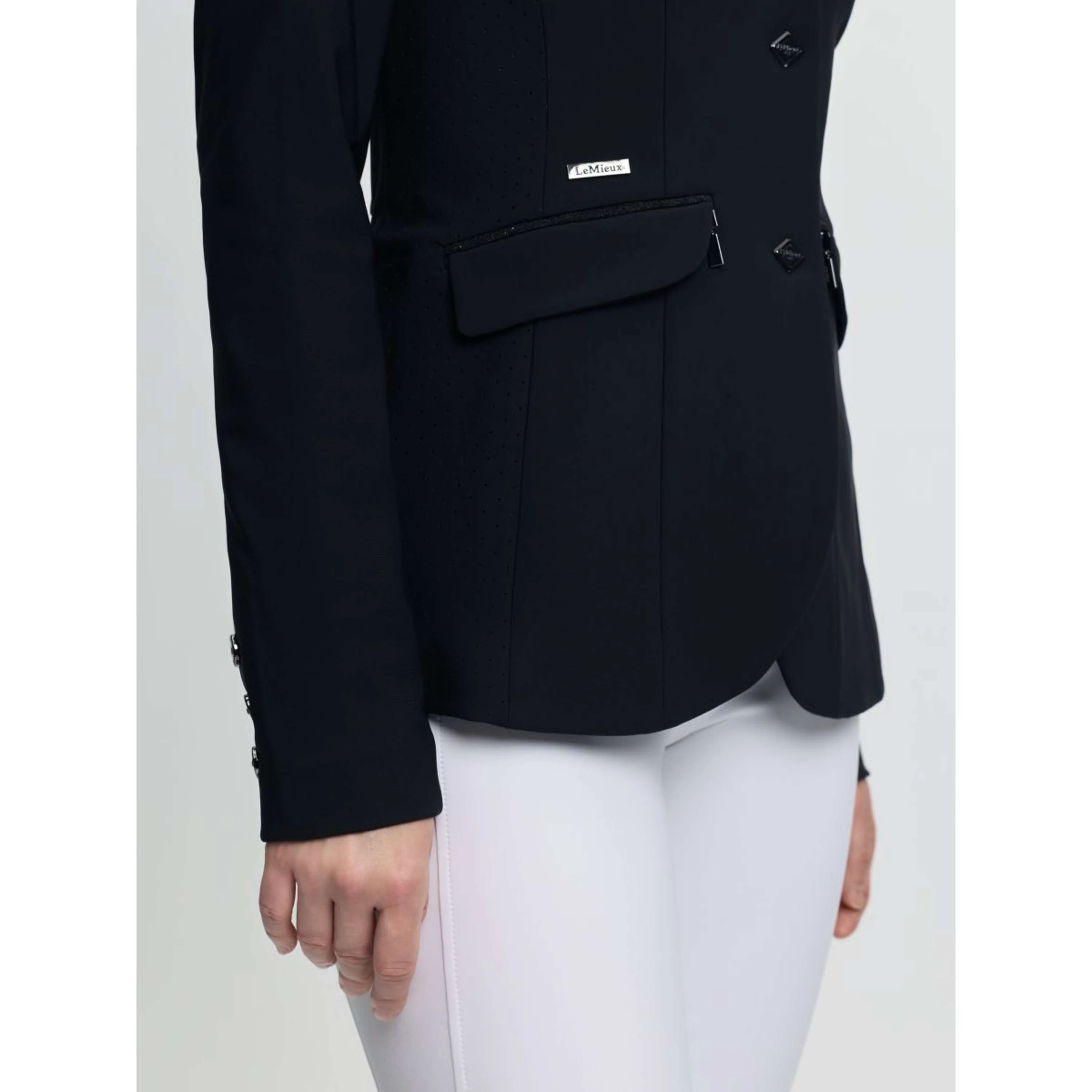 LeMieux Veste de Concours Tall Dynamique Noir - Image 7