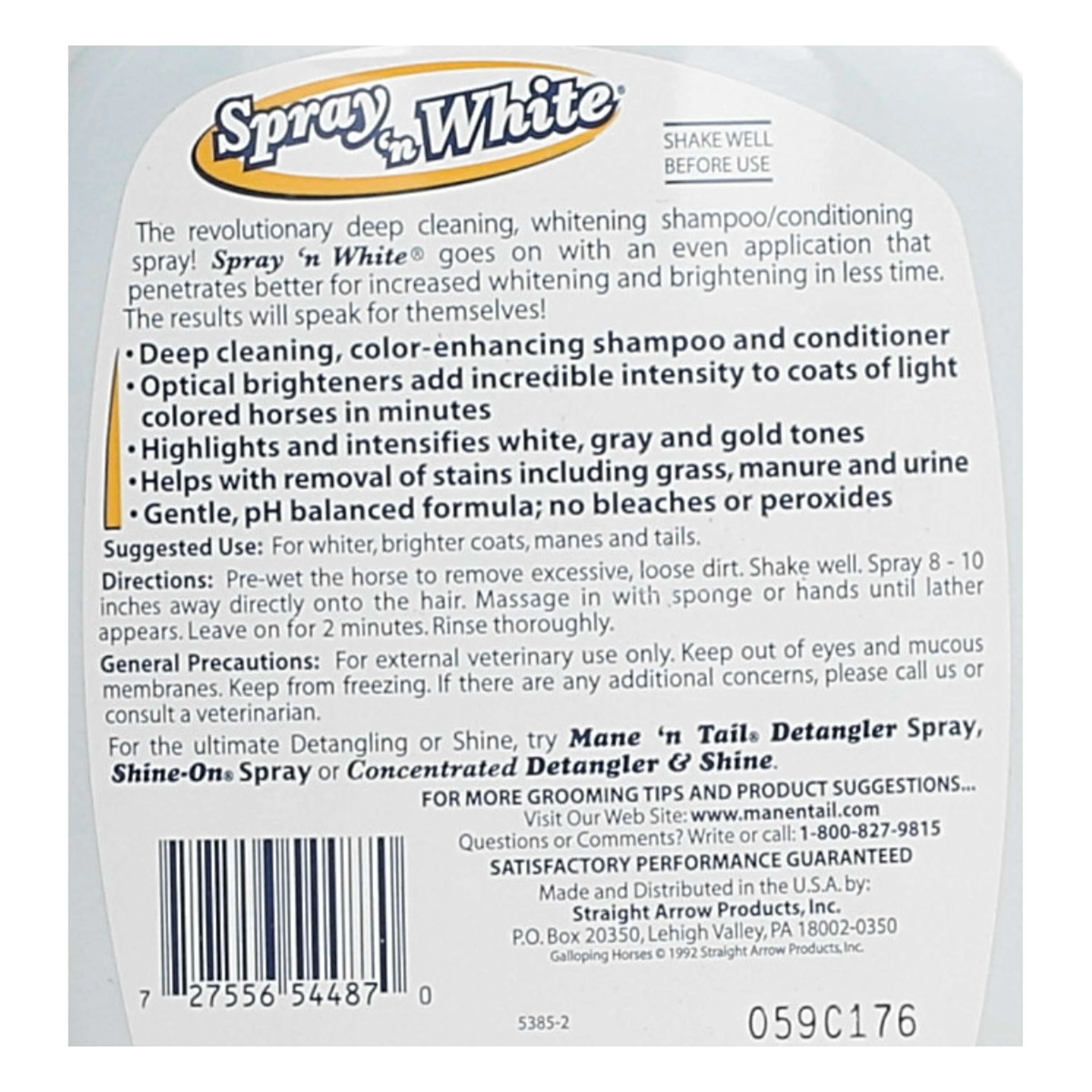 Mane 'n Tail Spray 'n White - Image 5