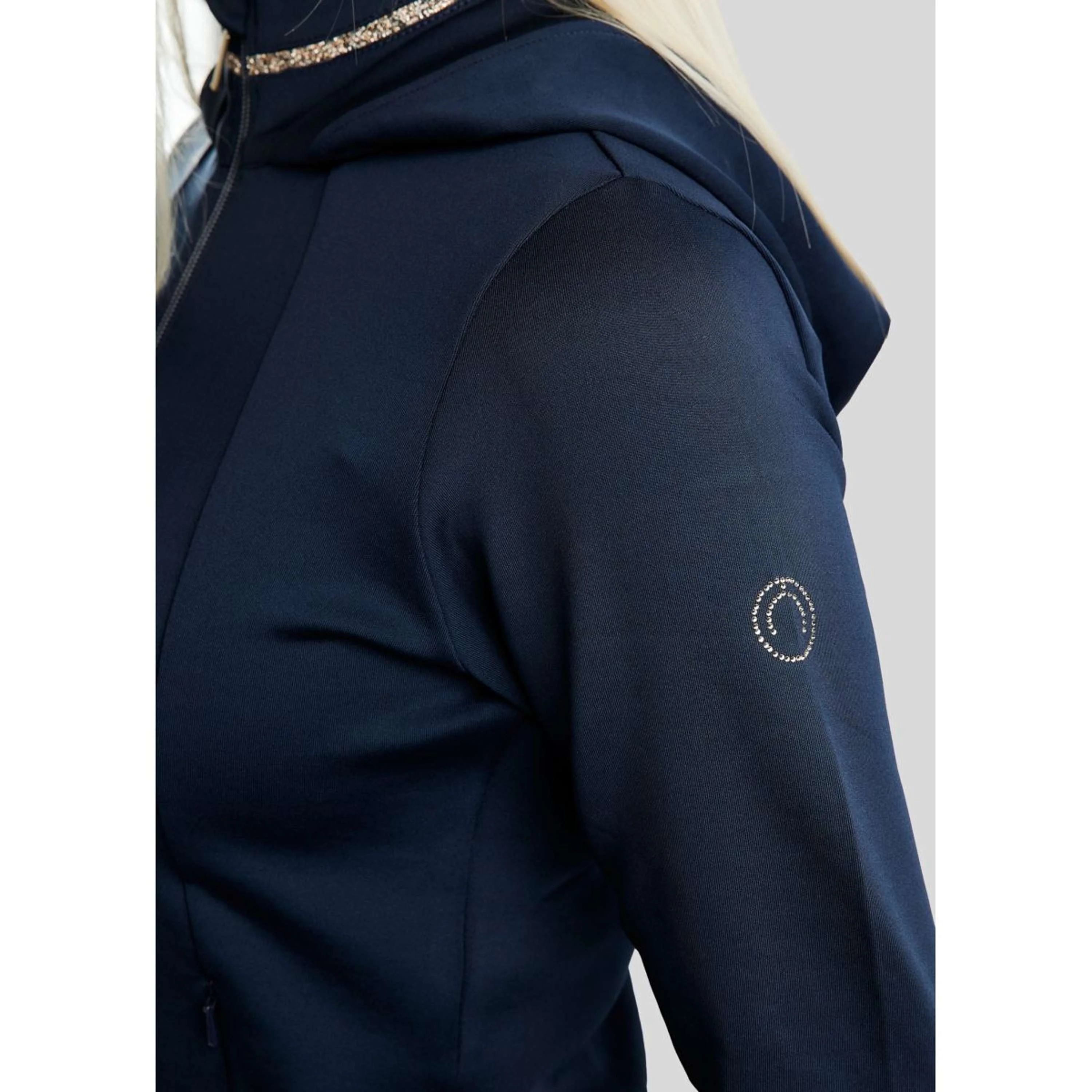 Montar Blouson MoLila Champagne Crystals Marin - Image 6