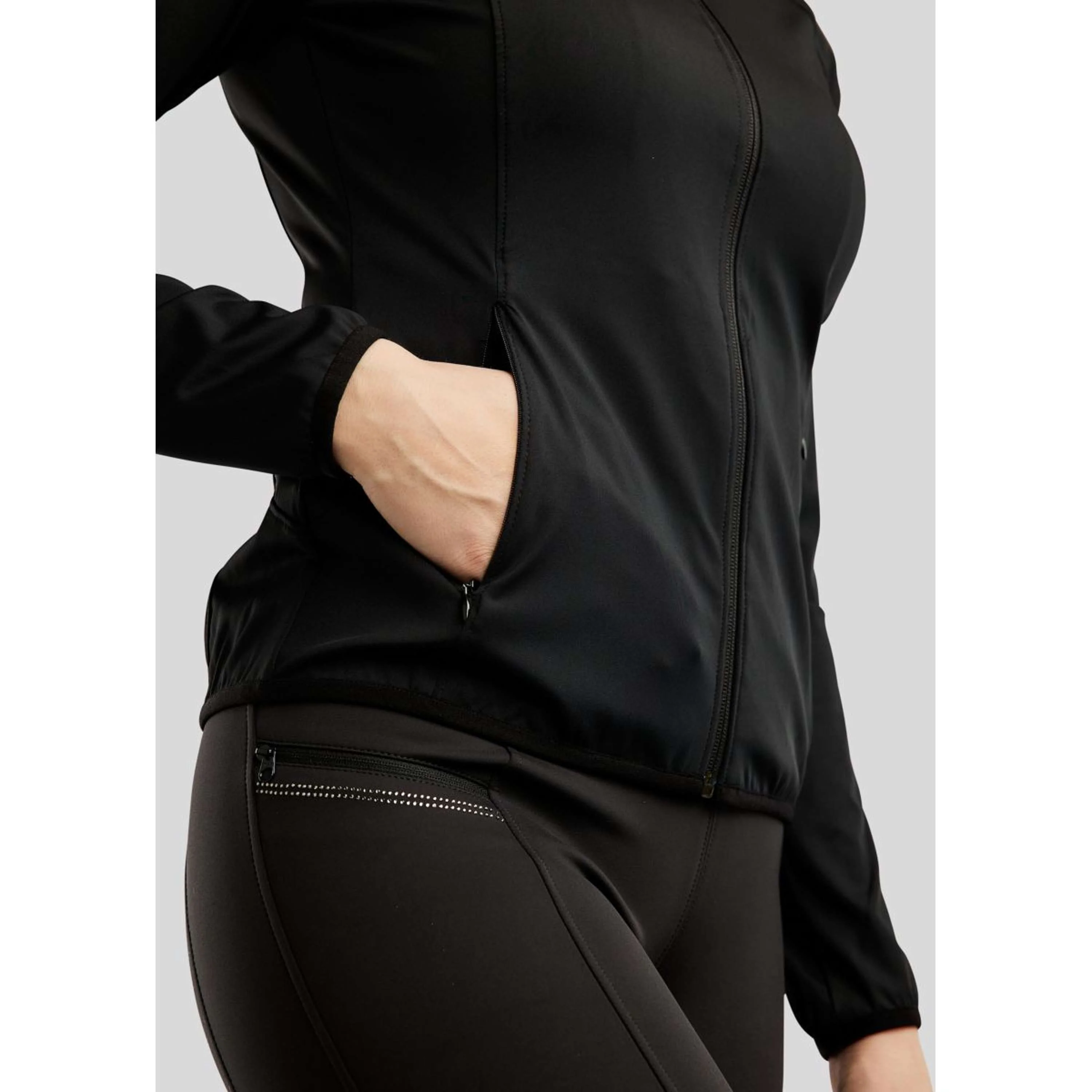 Montar Blouson MoPearl Pintuck Gun Metal Crystals Noir - Image 4