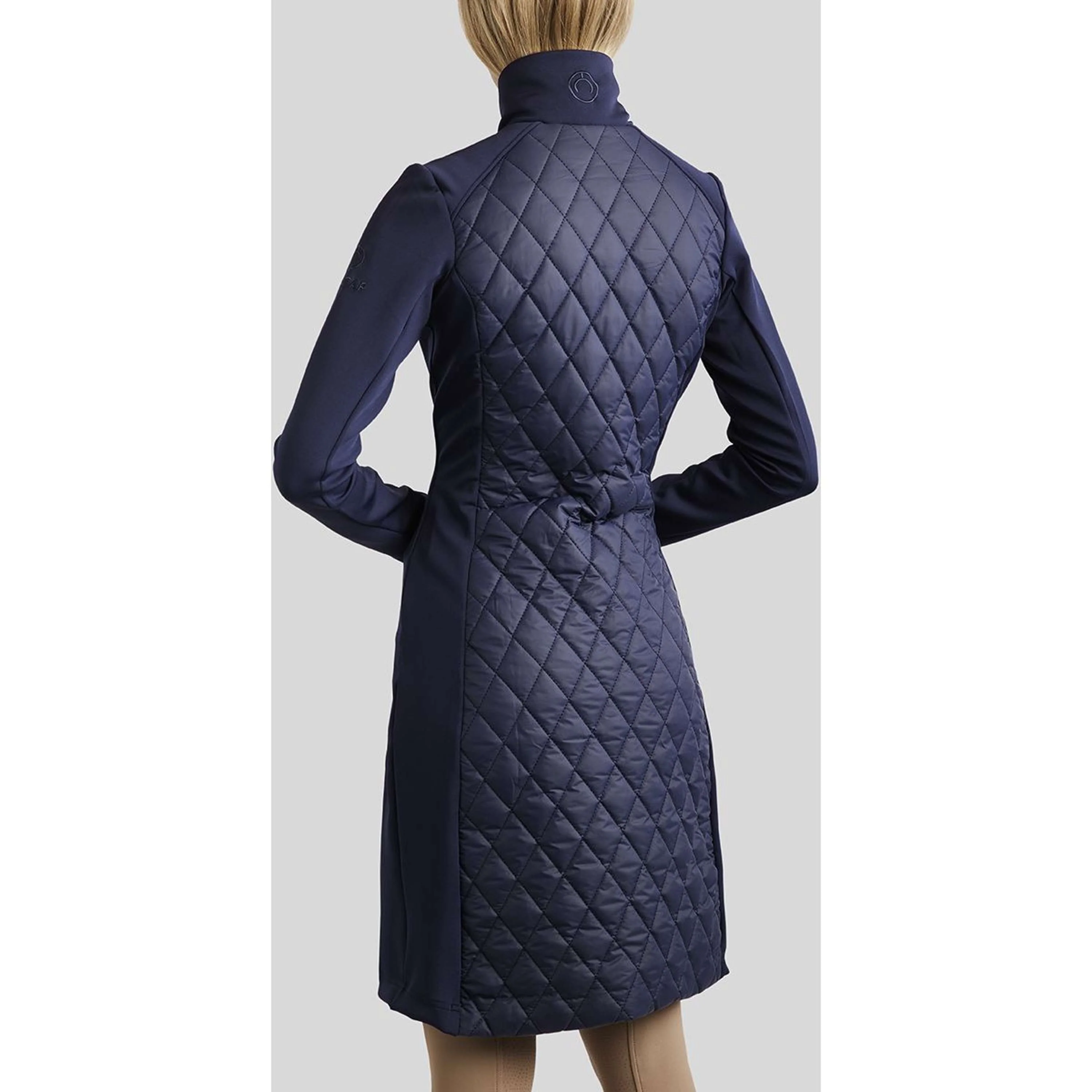 Montar Blouson MoQuinn Quilted Long Marin foncé - Image 2