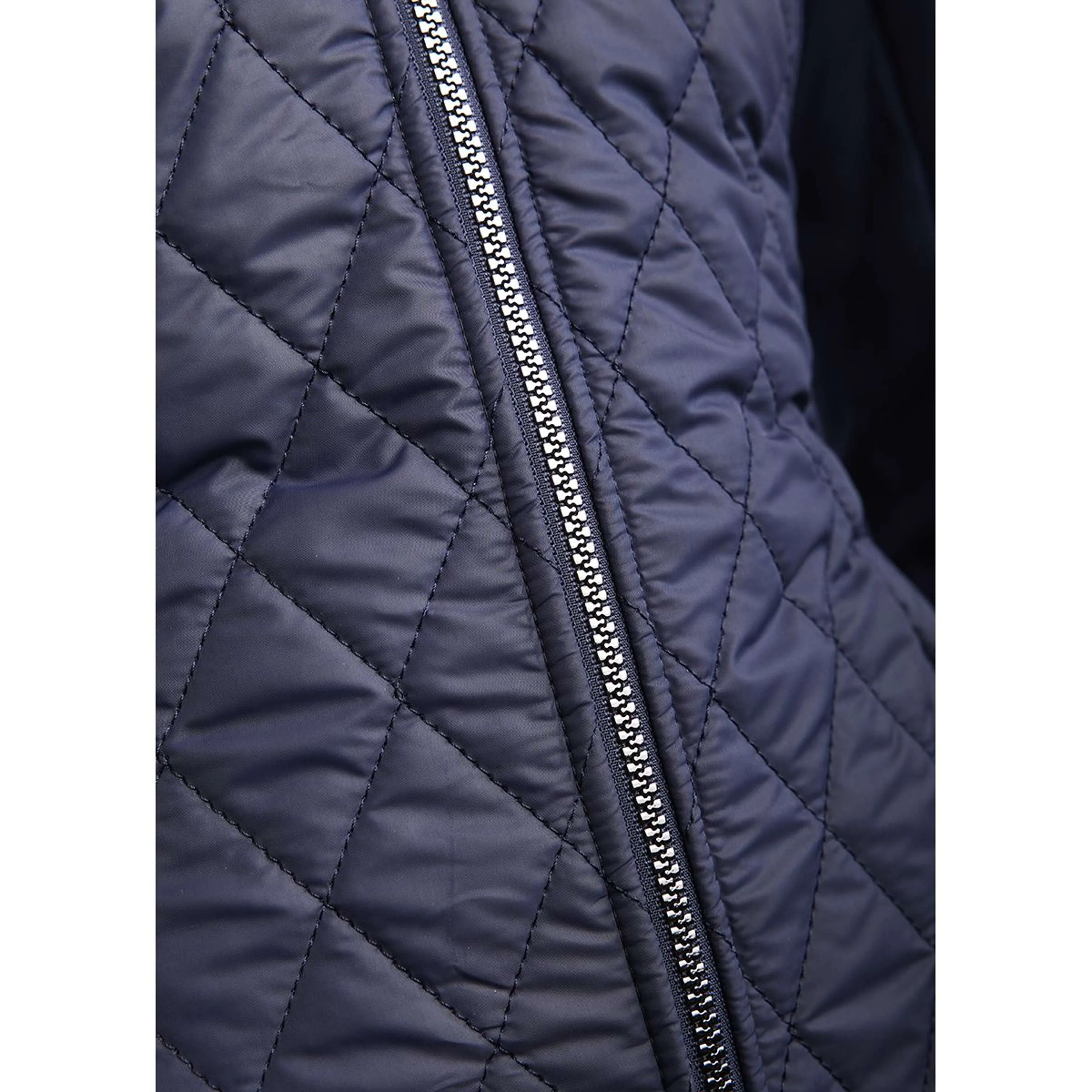 Montar Blouson MoQuinn Quilted Long Marin foncé - Image 6